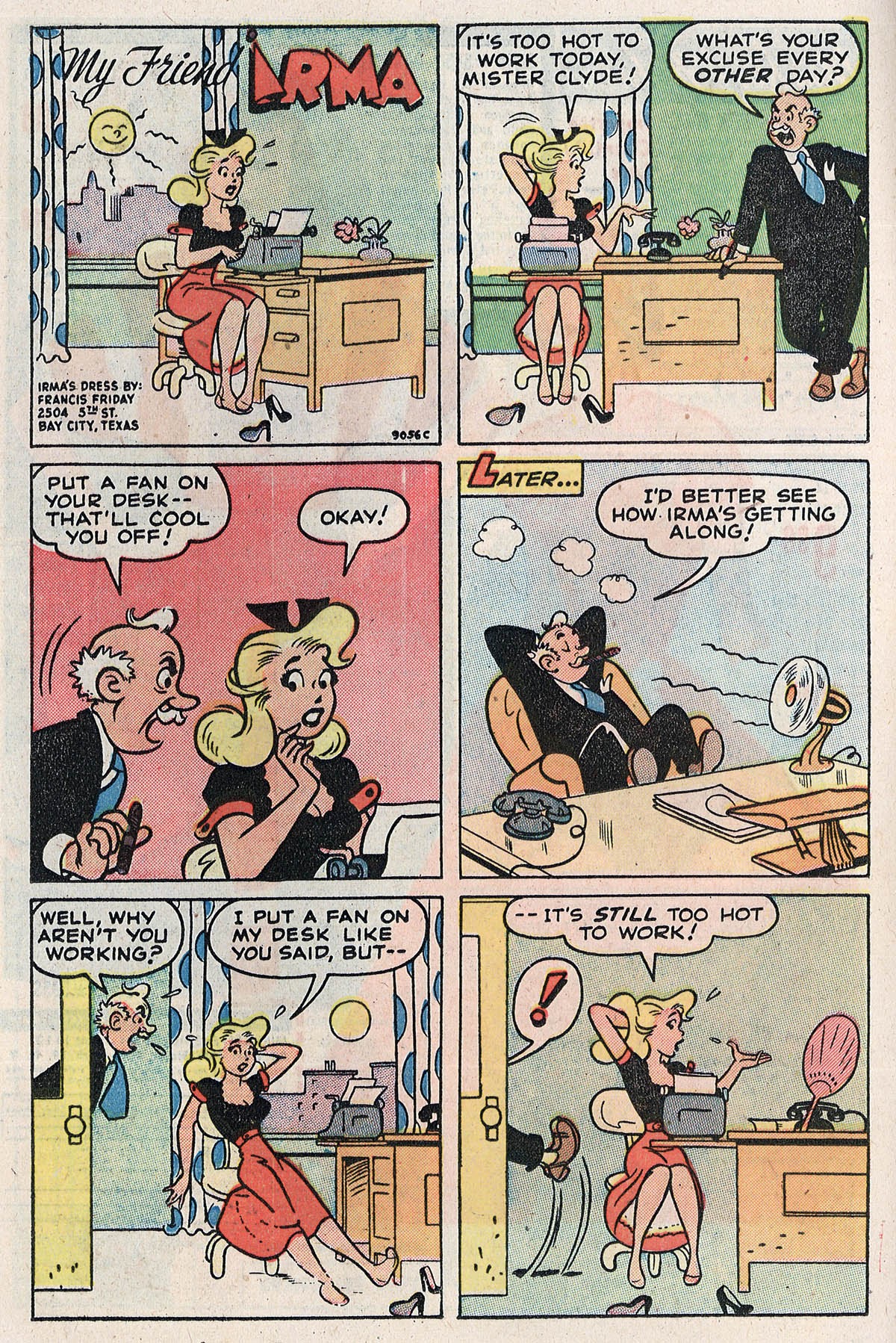 Read online My Friend Irma comic -  Issue #12 - 26