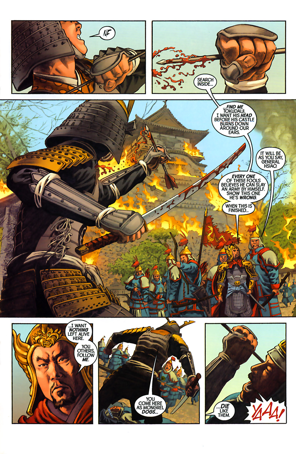 Read online Samurai: Heaven and Earth comic -  Issue #1 - 18