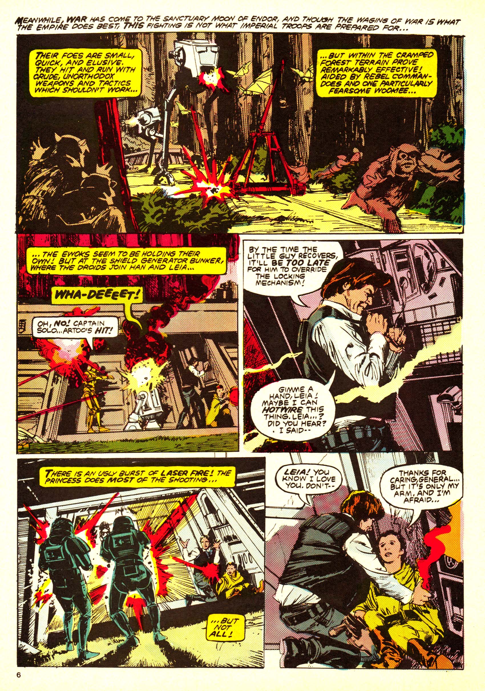 Read online Return of the Jedi comic -  Issue #155 - 6
