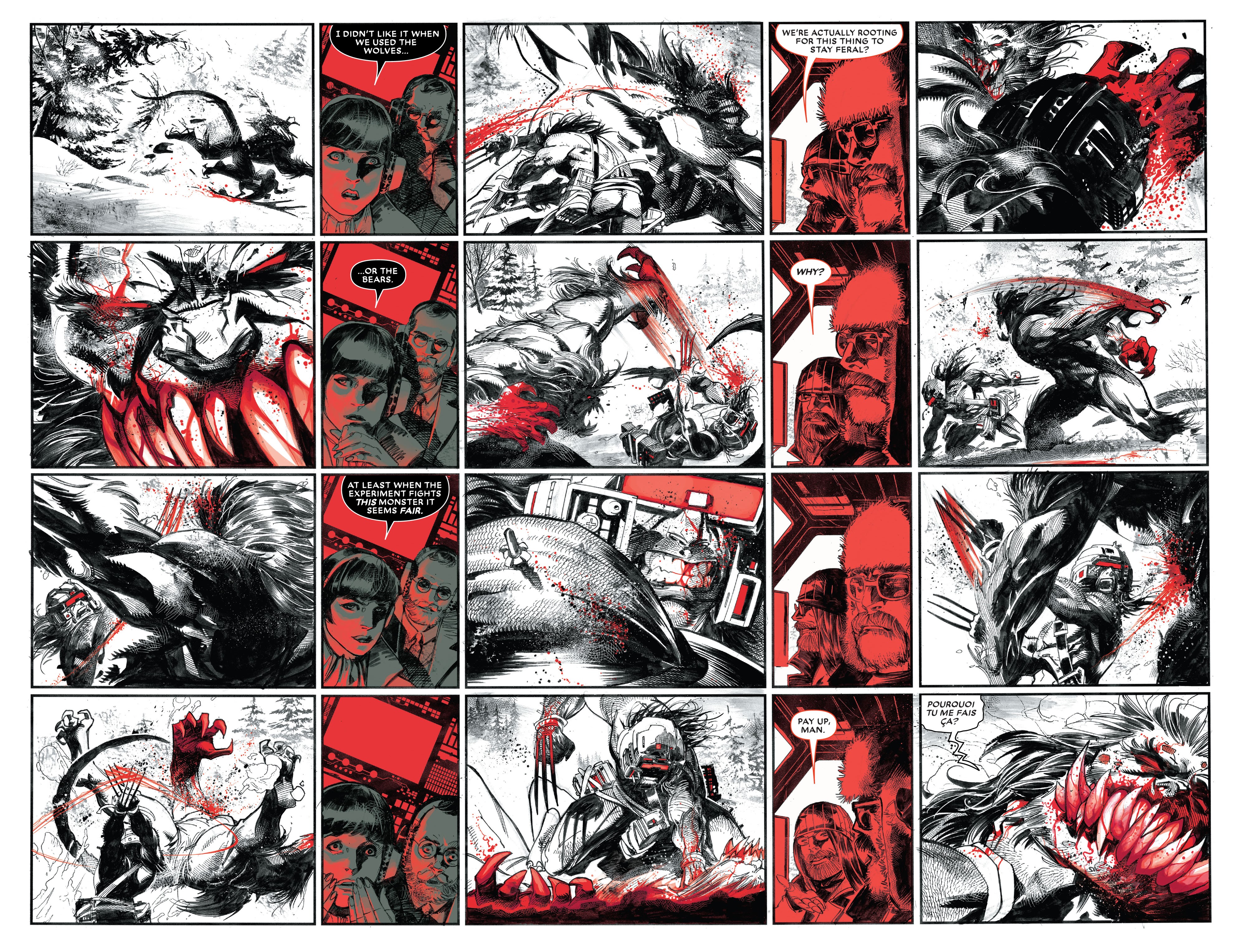 Read online Wolverine: Black, White & Blood comic -  Issue #1 - 6