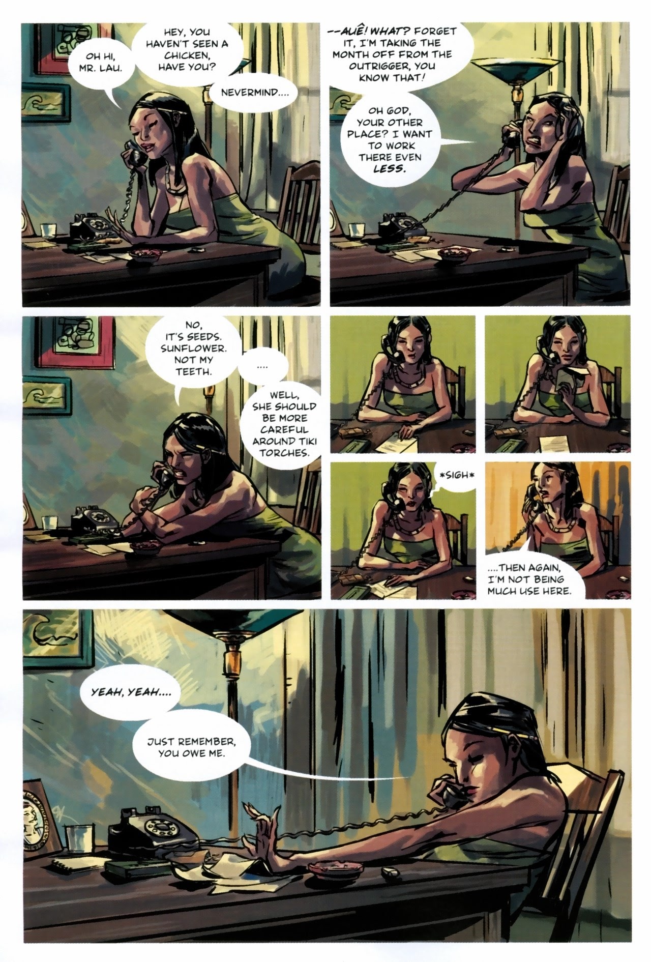 Read online Hawaiian Dick: Screaming Black Thunder comic -  Issue #1 - 22