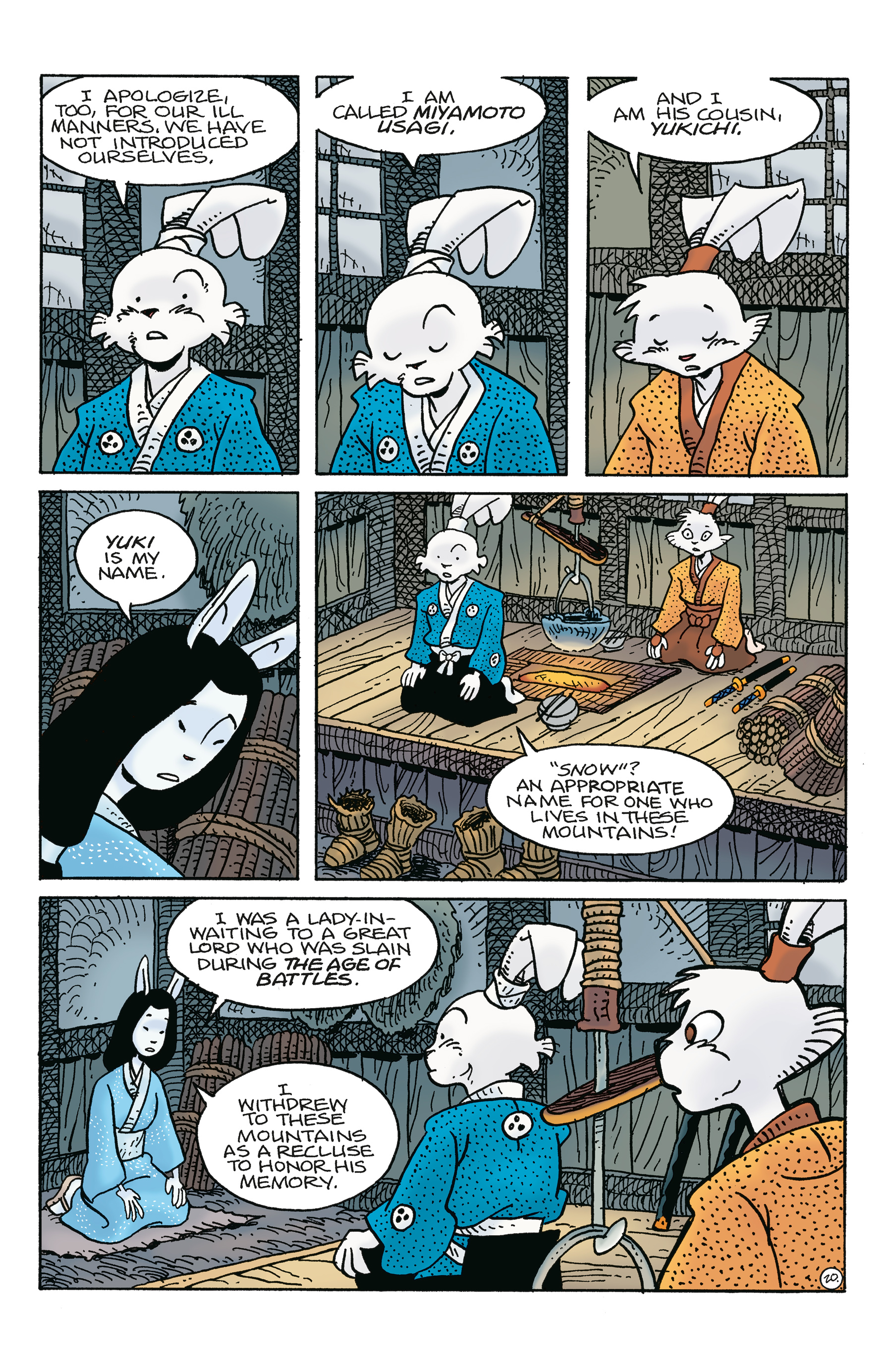 Read online Usagi Yojimbo: Ice and Snow comic -  Issue #1 - 22