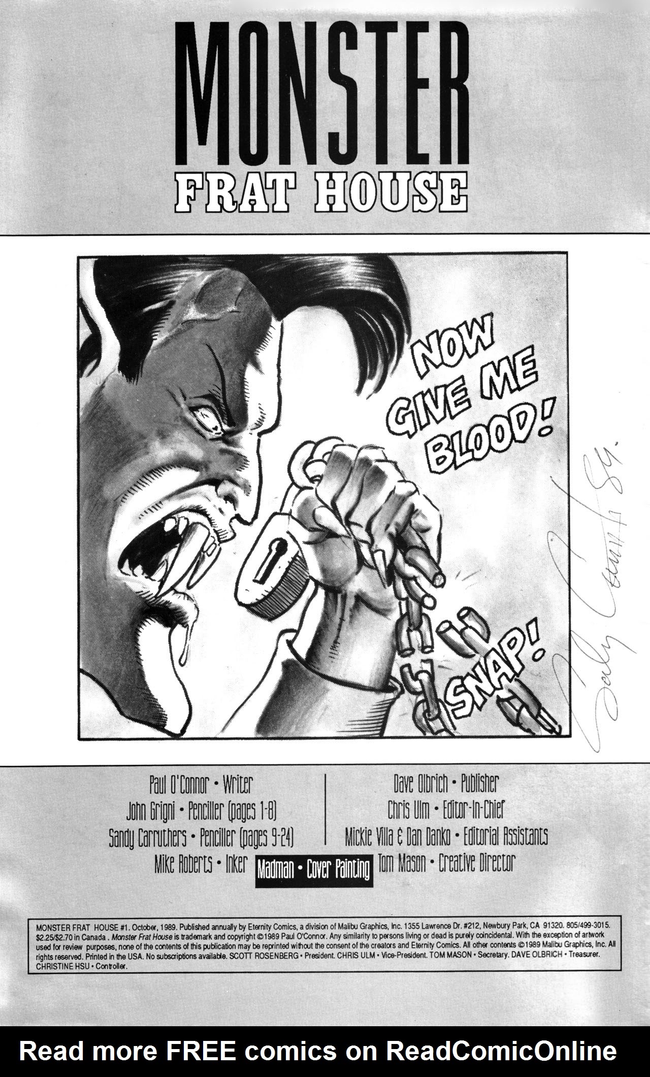 Read online Monster Frat House comic -  Issue # Full - 3