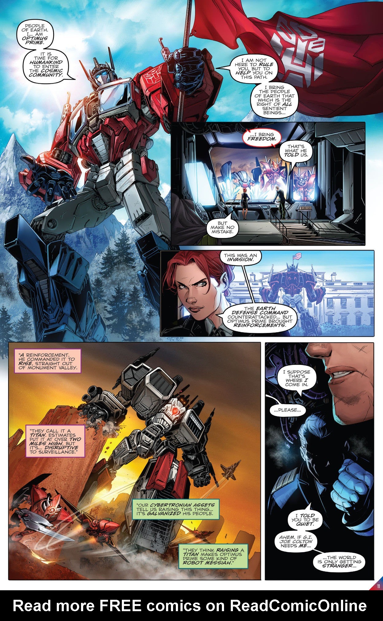 Read online Transformers: The IDW Collection Phase Three comic -  Issue # TPB 1 (Part 1) - 11