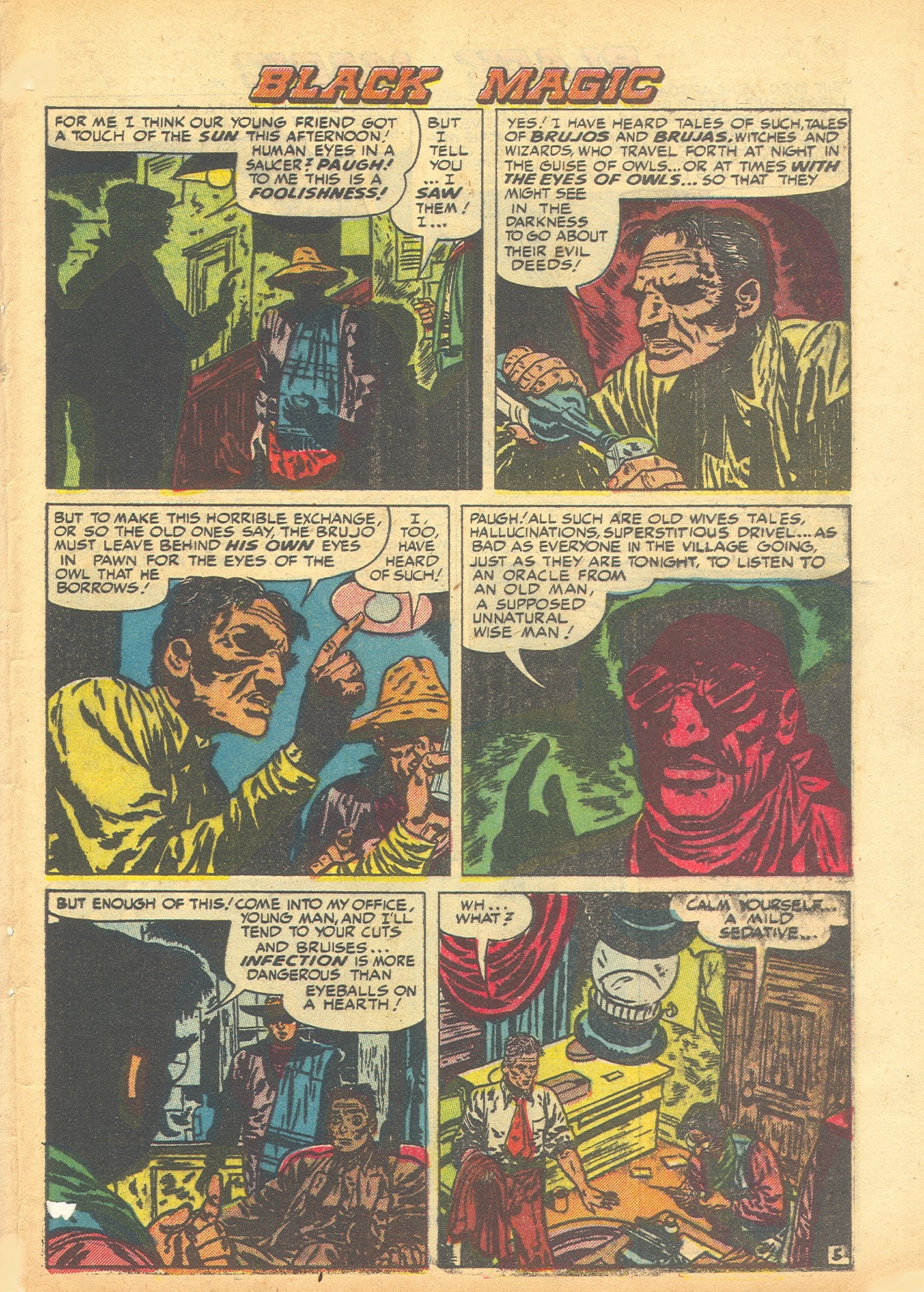 Read online Black Magic (1950) comic -  Issue #6 - 33