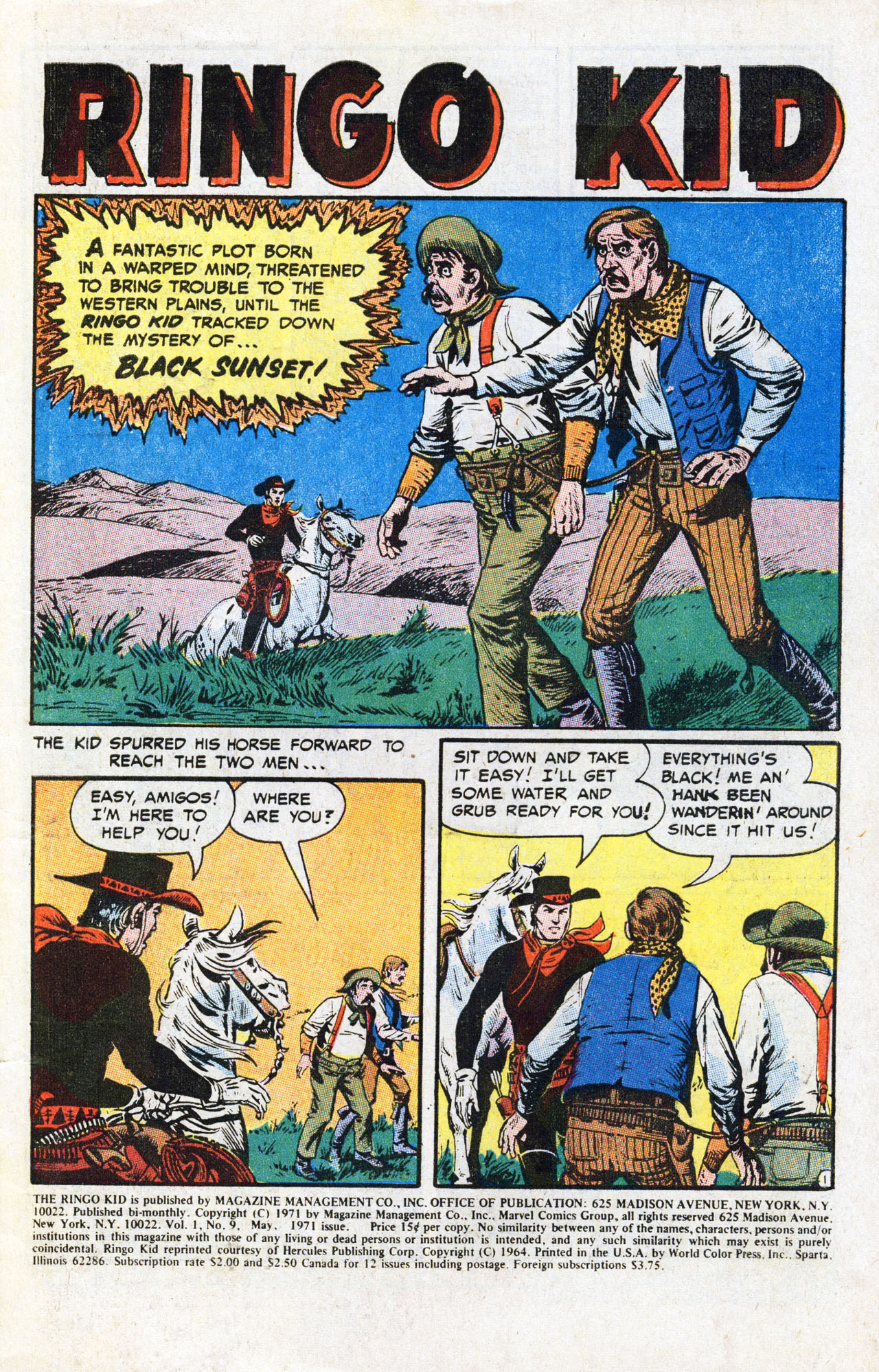 Read online Ringo Kid (1970) comic -  Issue #9 - 3