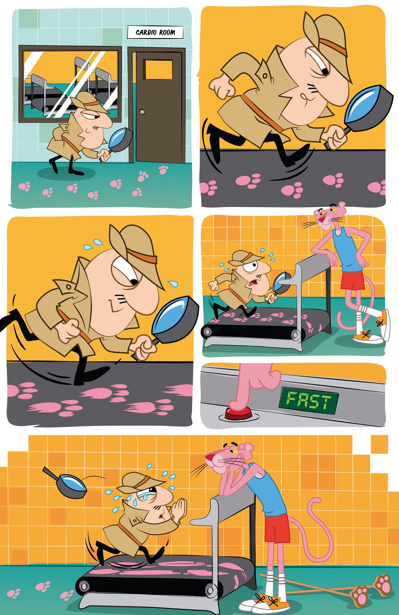 Read online Pink Panther vs. The Inspector comic -  Issue # Full - 8