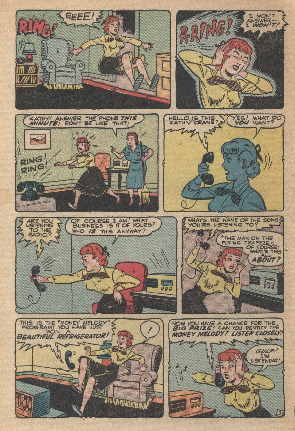 Read online Kathy (1949) comic -  Issue #1 - 6