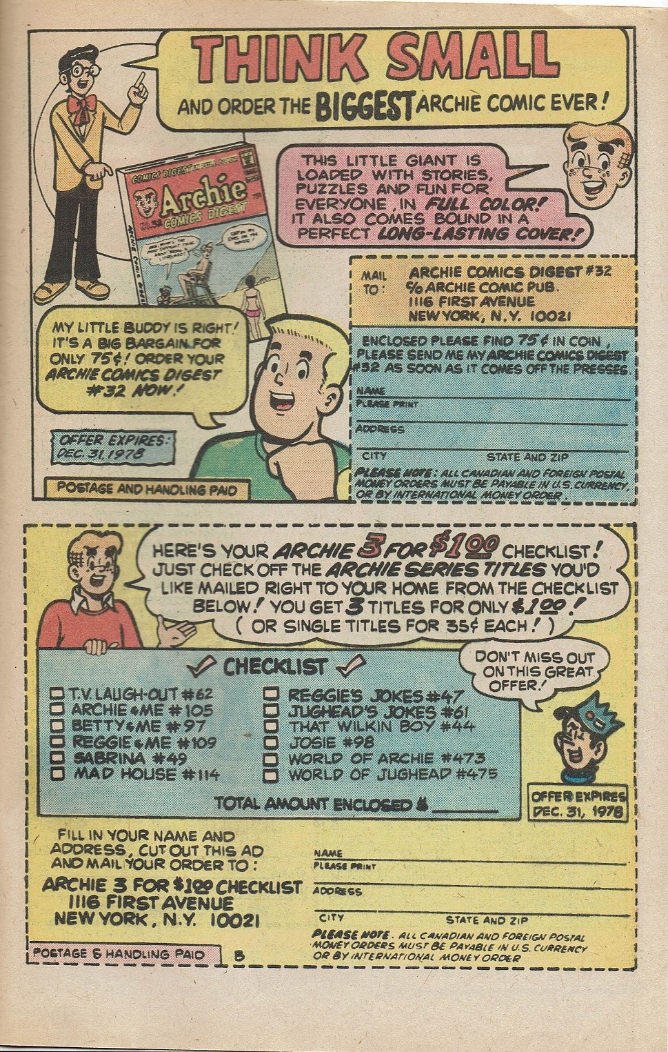 Read online Laugh (Comics) comic -  Issue #330 - 33