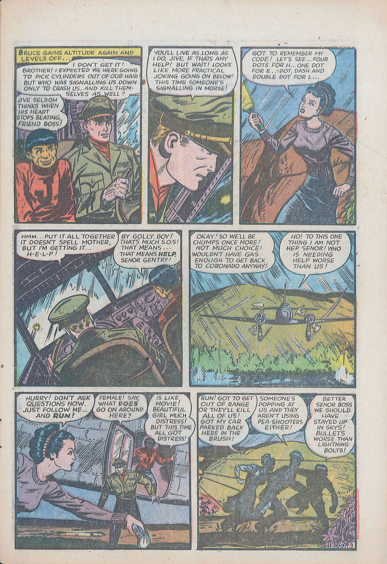 Read online Bruce Gentry comic -  Issue #4 - 5