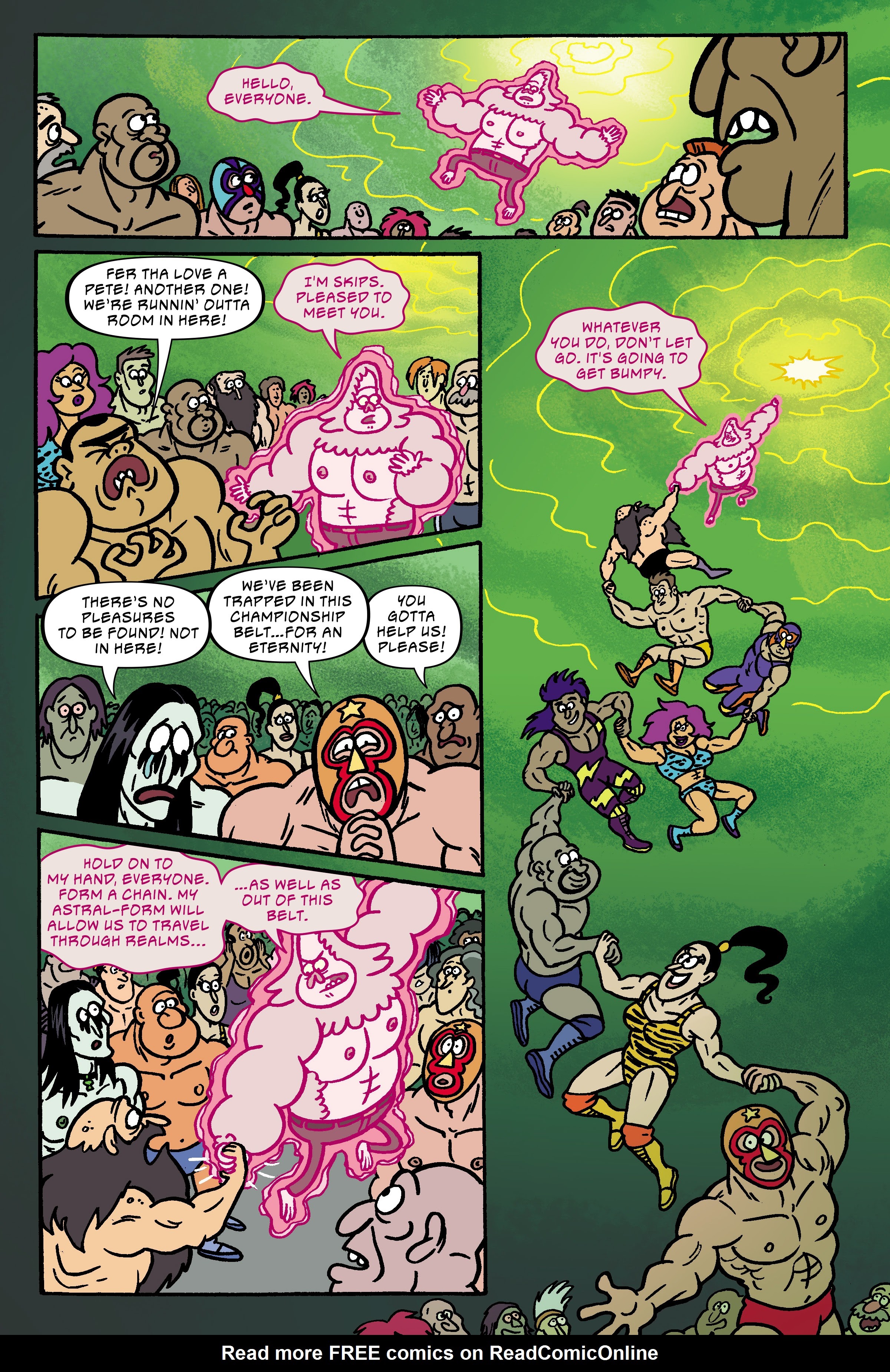 Read online Regular Show: Wrasslesplosion comic -  Issue # TPB - 94