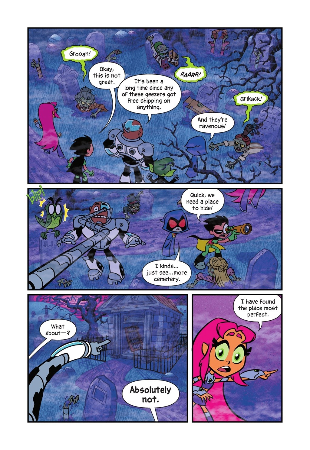 Read online Teen Titans Go! Undead?! comic -  Issue # TPB (Part 1) - 73
