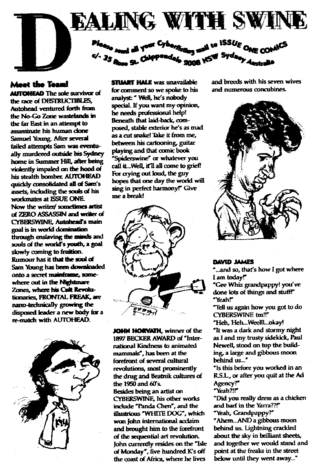 Read online Cyberswine comic -  Issue #0 - 36