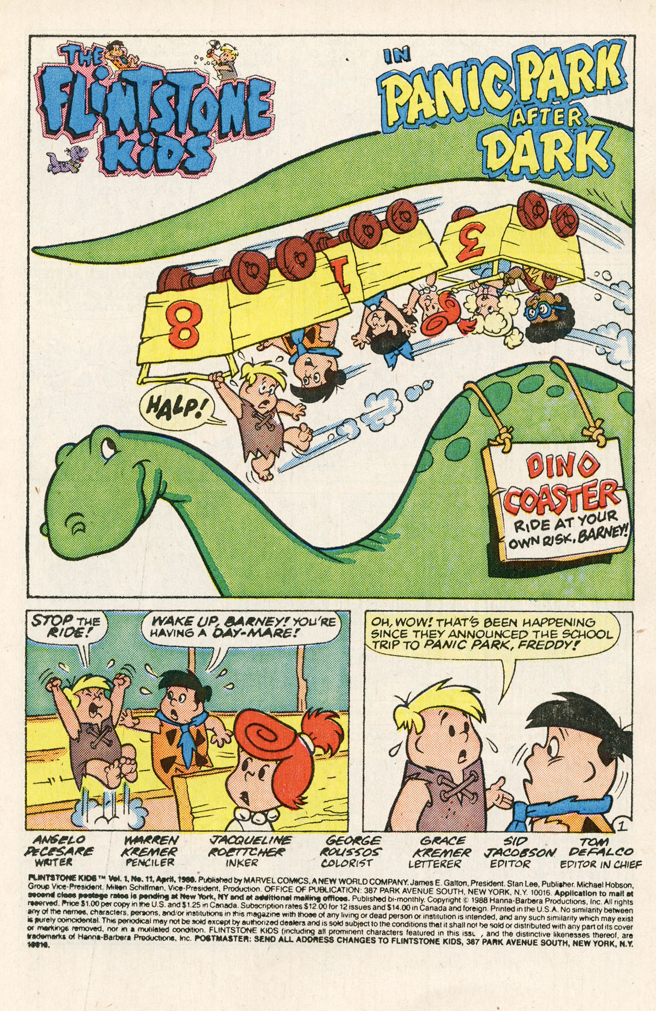 Read online The Flintstone Kids comic -  Issue #11 - 3