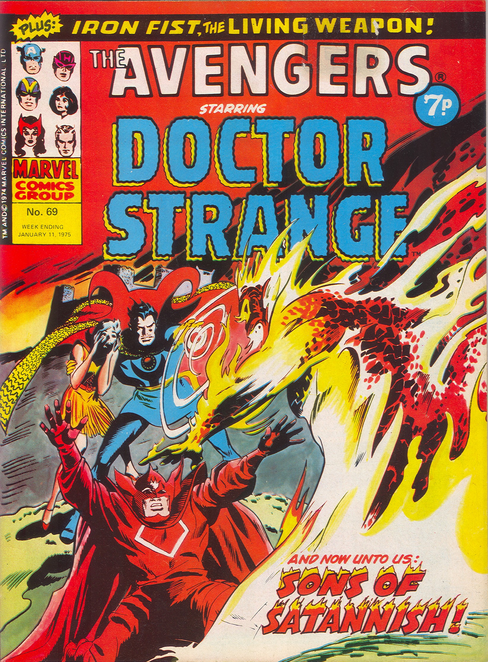 Read online The Avengers (1973) comic -  Issue #69 - 1