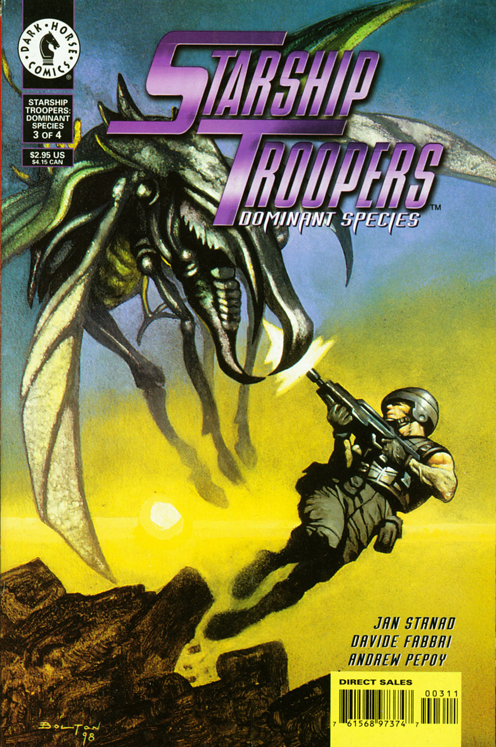 Read online Starship Troopers: Dominant Species comic -  Issue #3 - 1