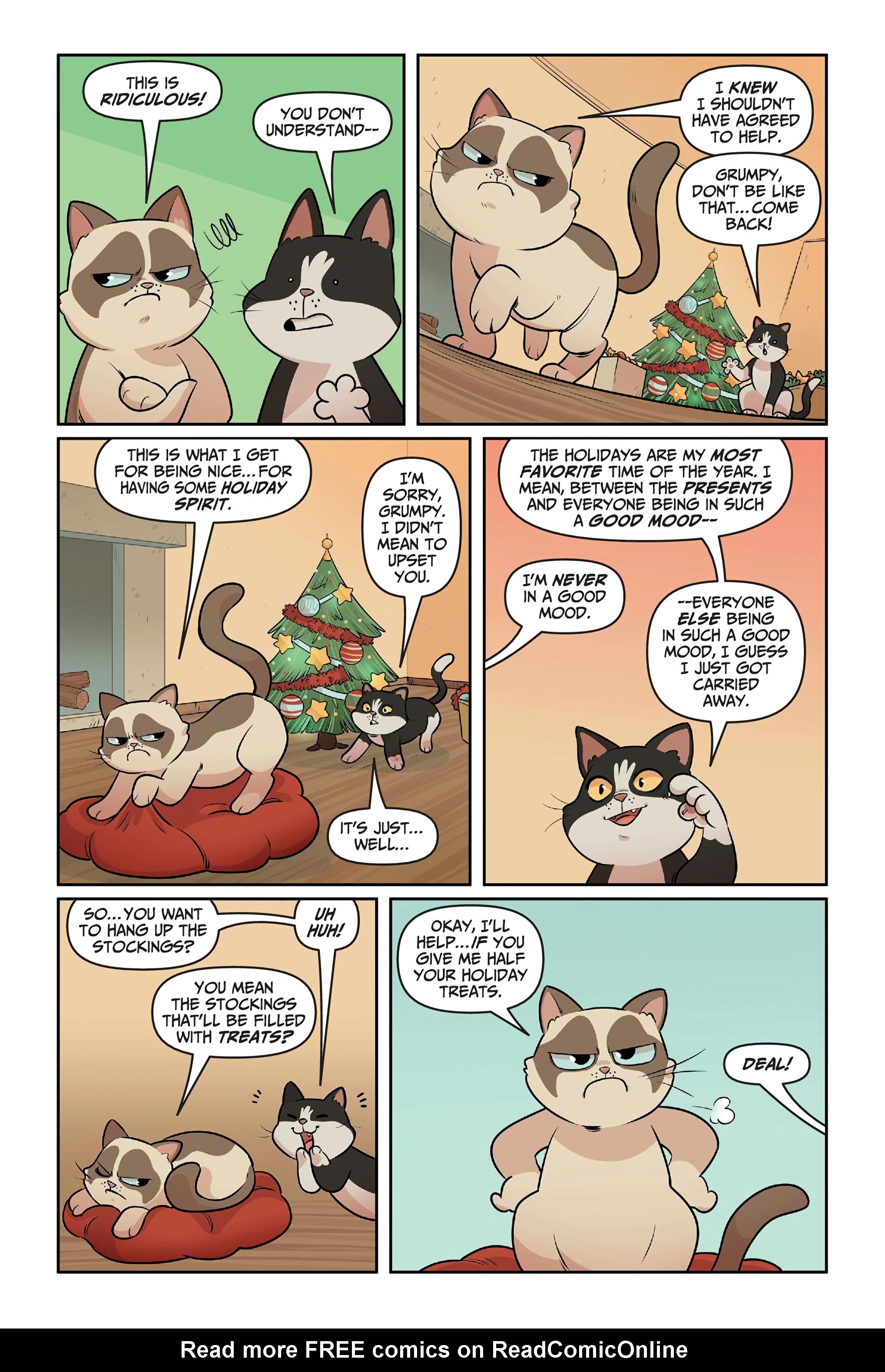 Read online Grumpy Cat: The Grumpus and Other Horrible Holiday Tales comic -  Issue # TPB - 70
