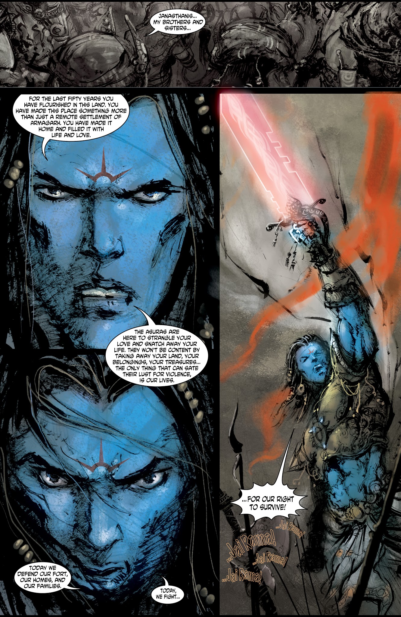 Read online Ramayan 3392 A.D. comic -  Issue #1 - 25