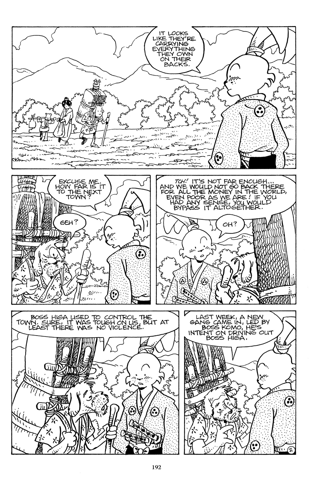 Read online The Usagi Yojimbo Saga comic -  Issue # TPB 7 - 187