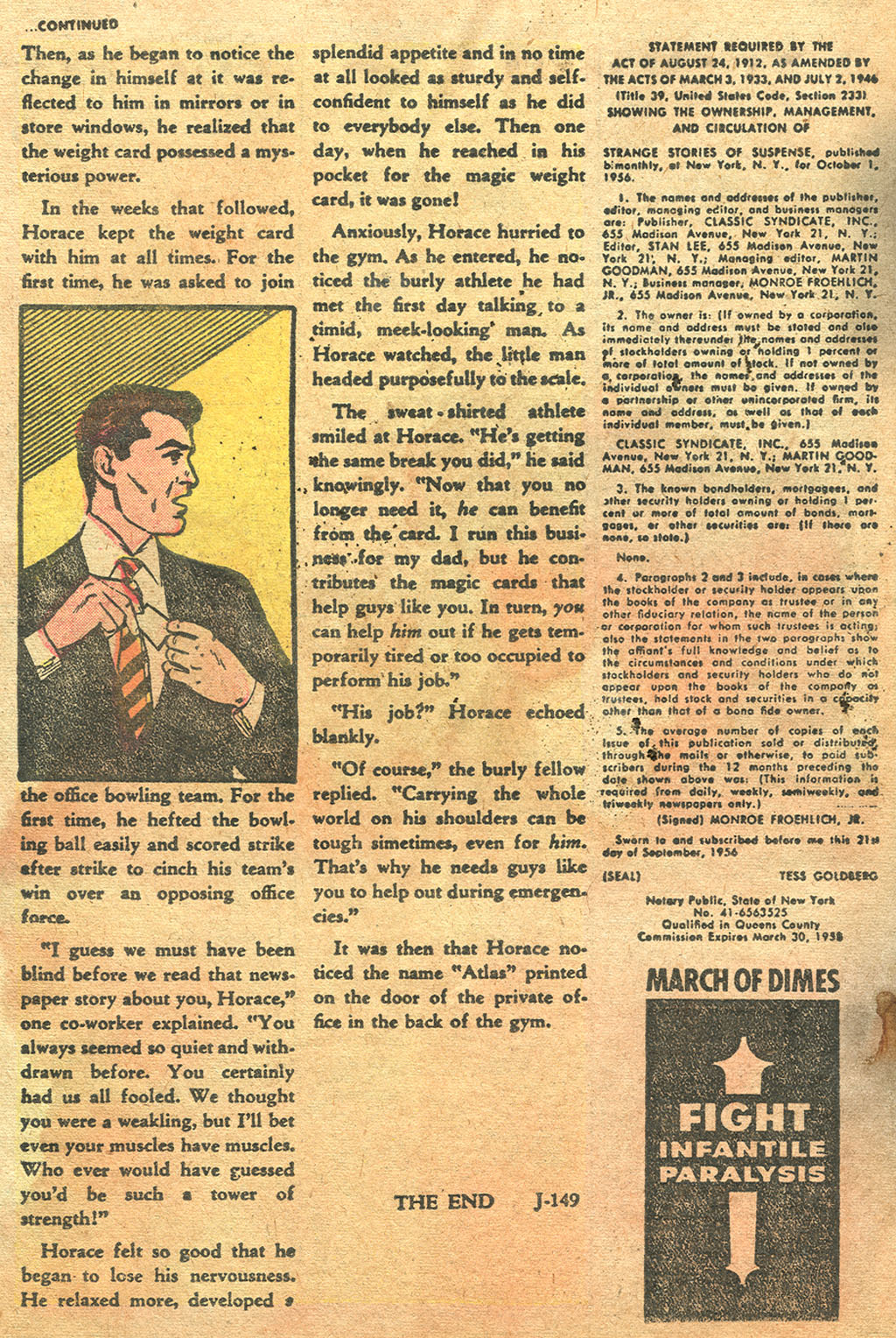 Read online Strange Stories of Suspense comic -  Issue #15 - 28
