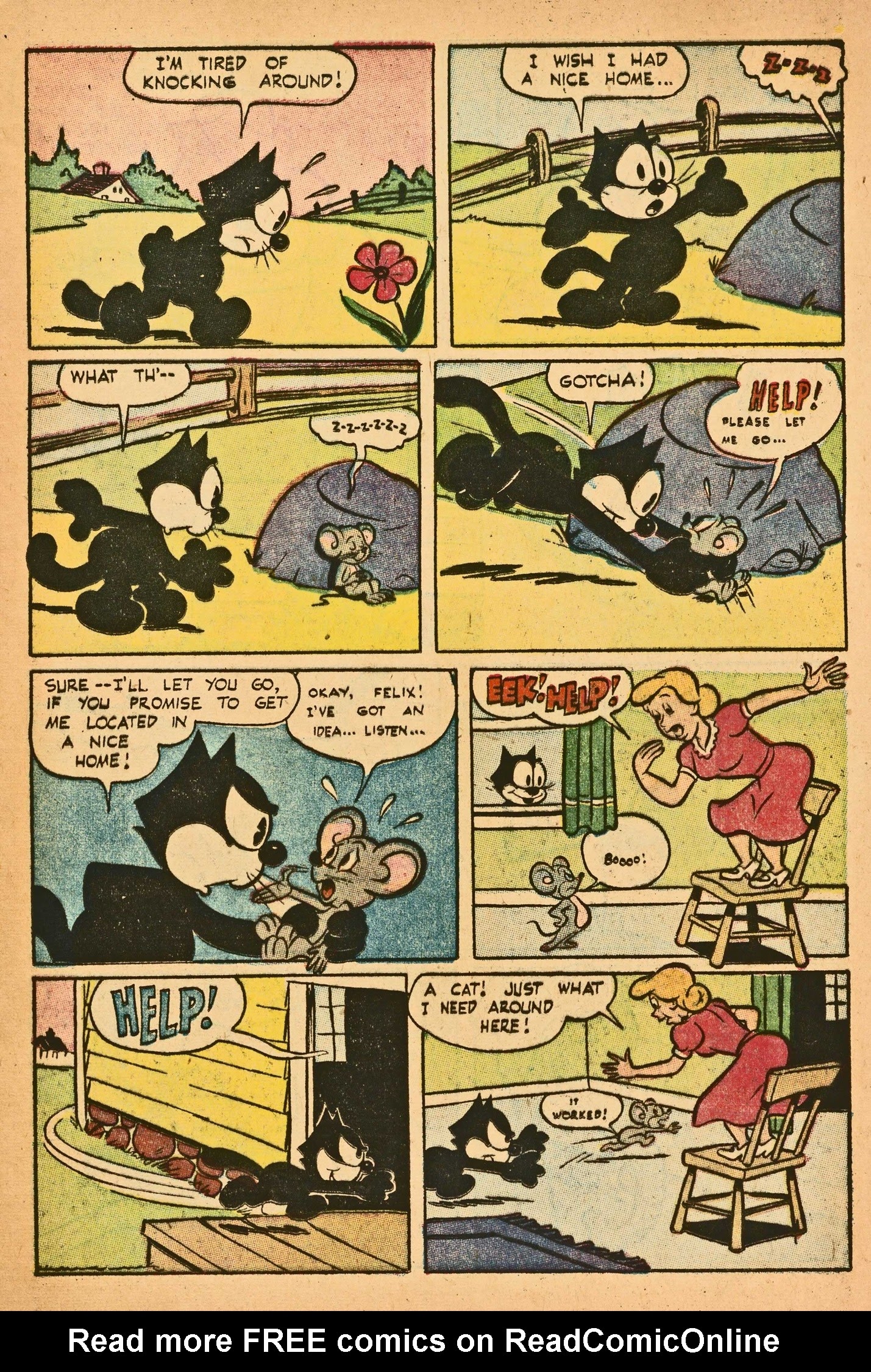 Read online Felix the Cat (1951) comic -  Issue #39 - 13