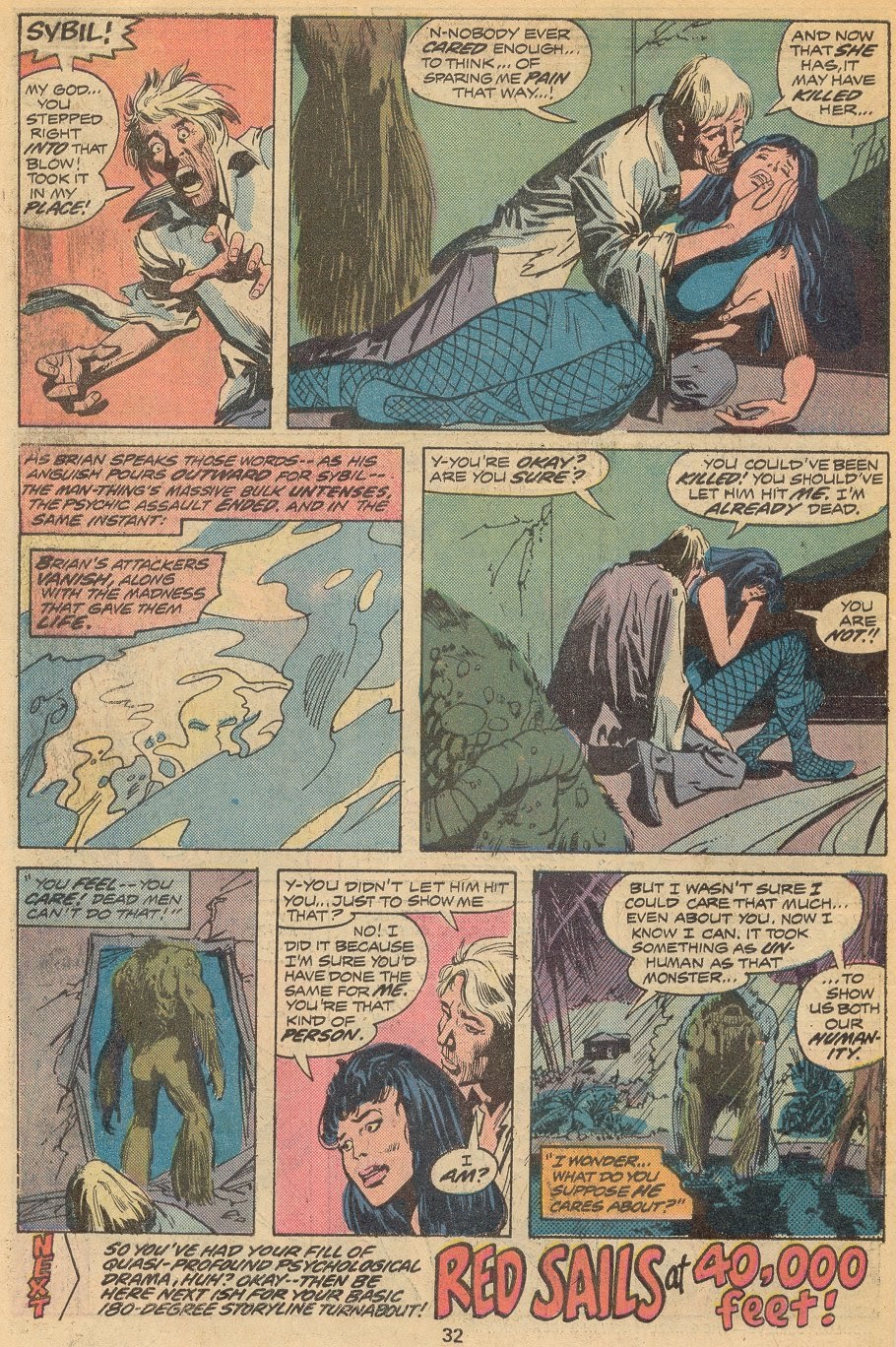Read online Man-Thing (1974) comic -  Issue #12 - 22