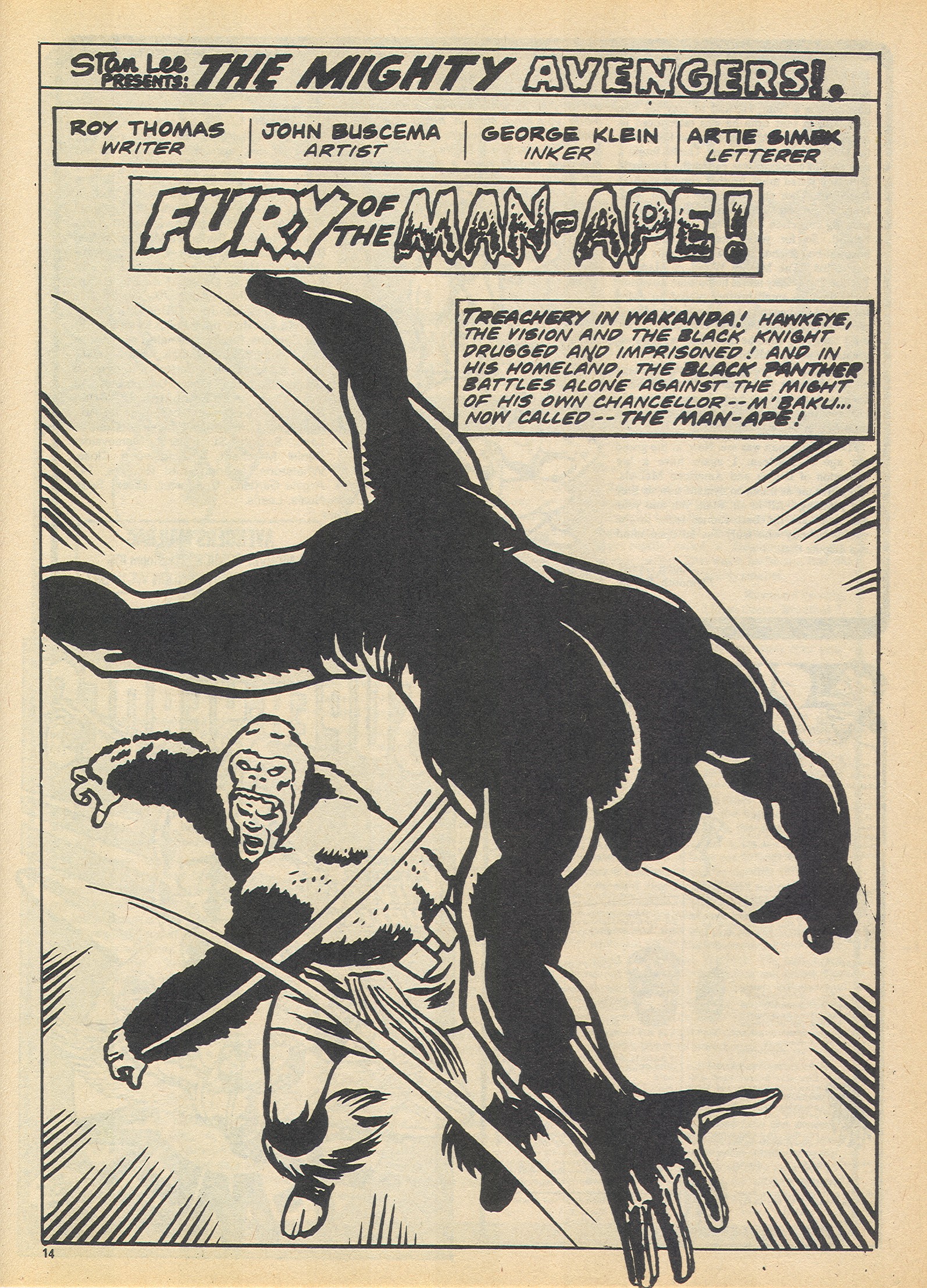 Read online The Avengers (1973) comic -  Issue #91 - 14