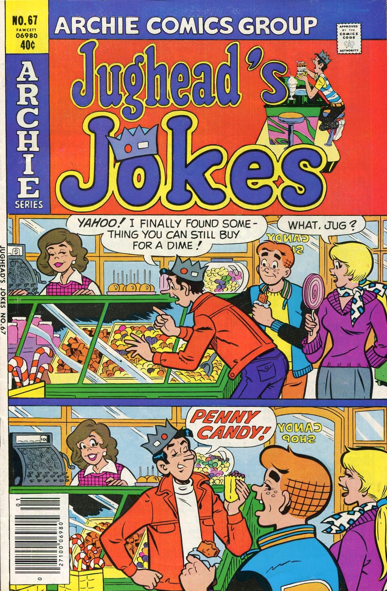 Read online Jughead's Jokes comic -  Issue #67 - 1