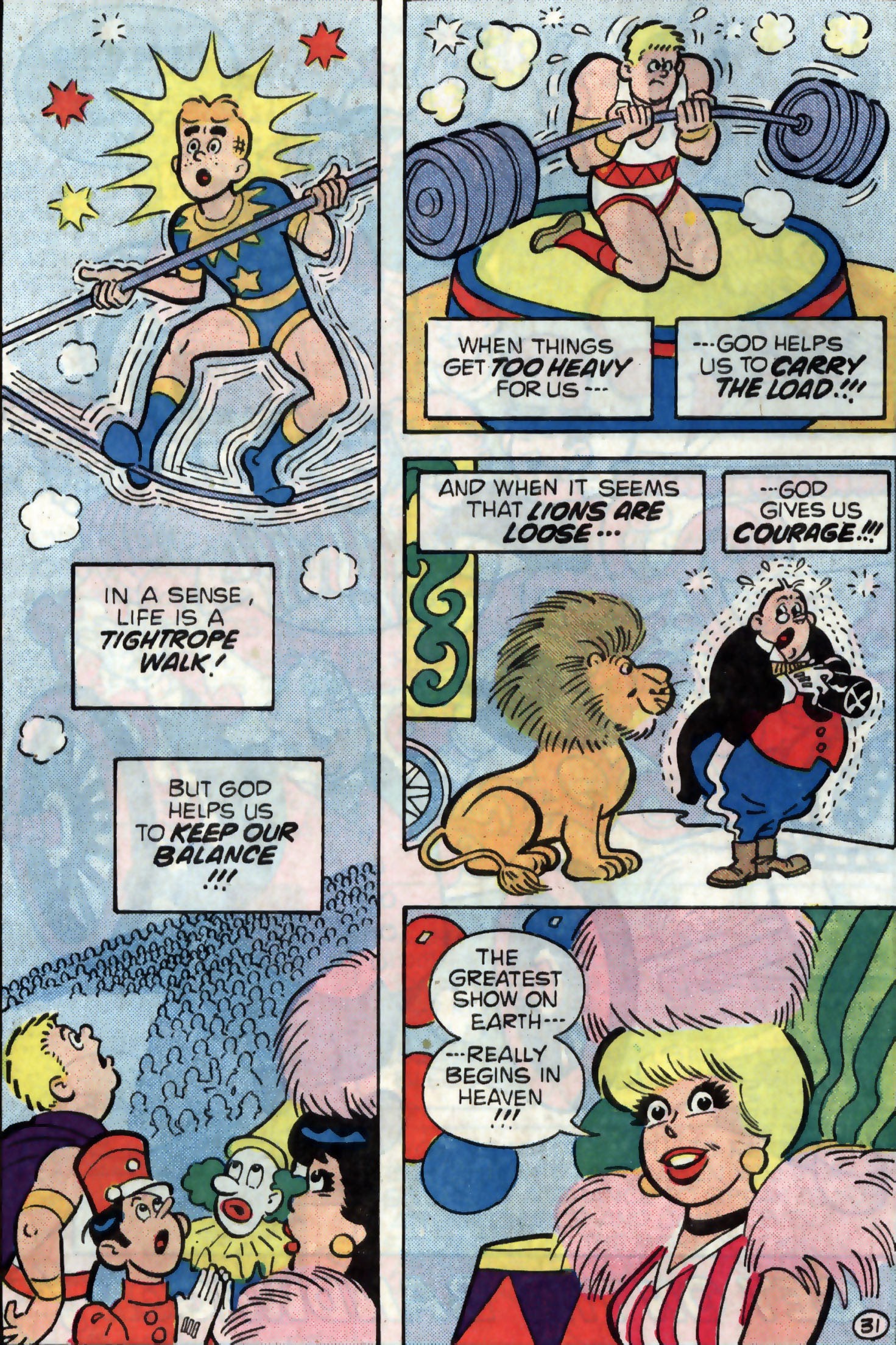 Read online Archie's Circus comic -  Issue # Full - 30
