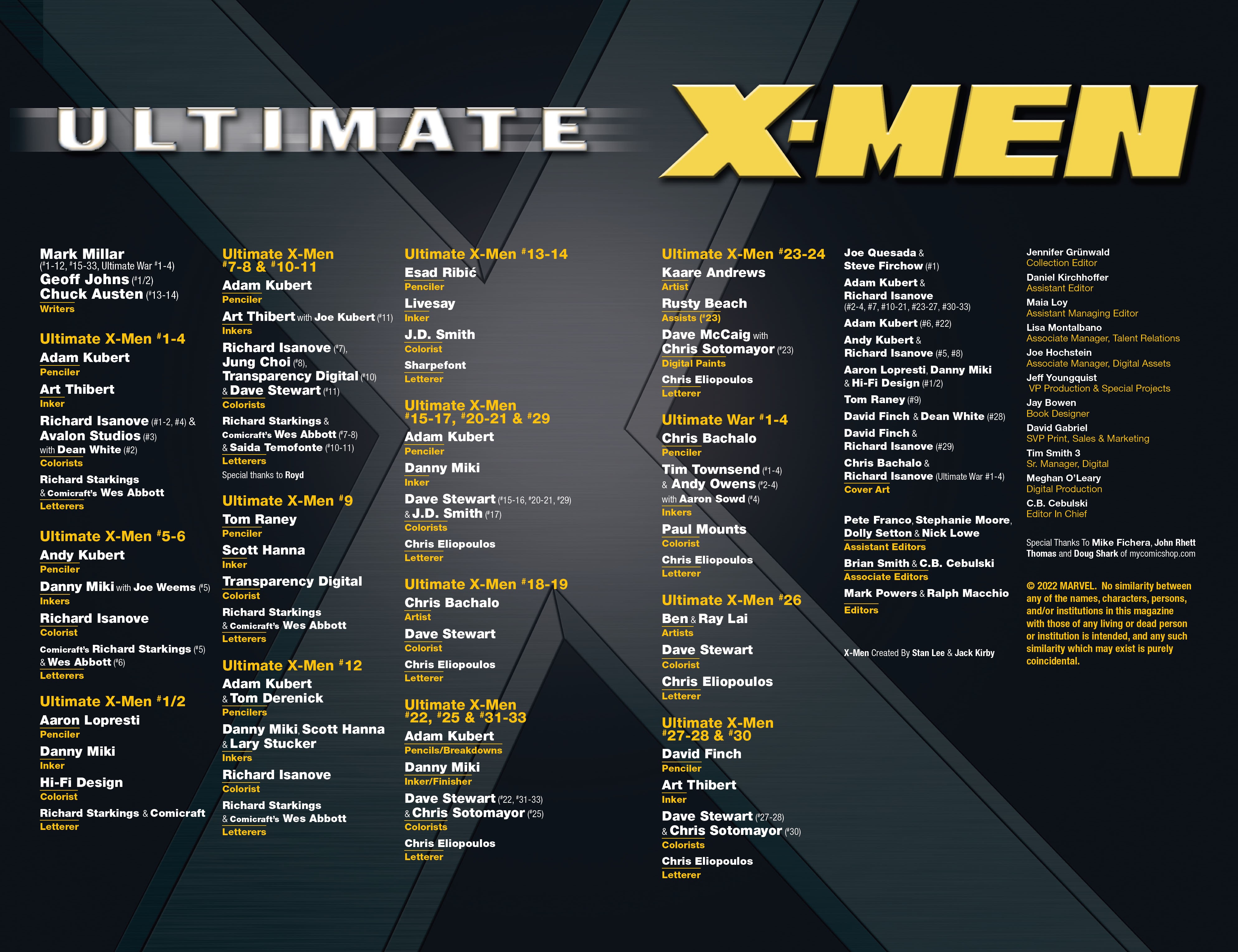 Read online Ultimate X-Men Omnibus comic -  Issue # TPB (Part 1) - 3