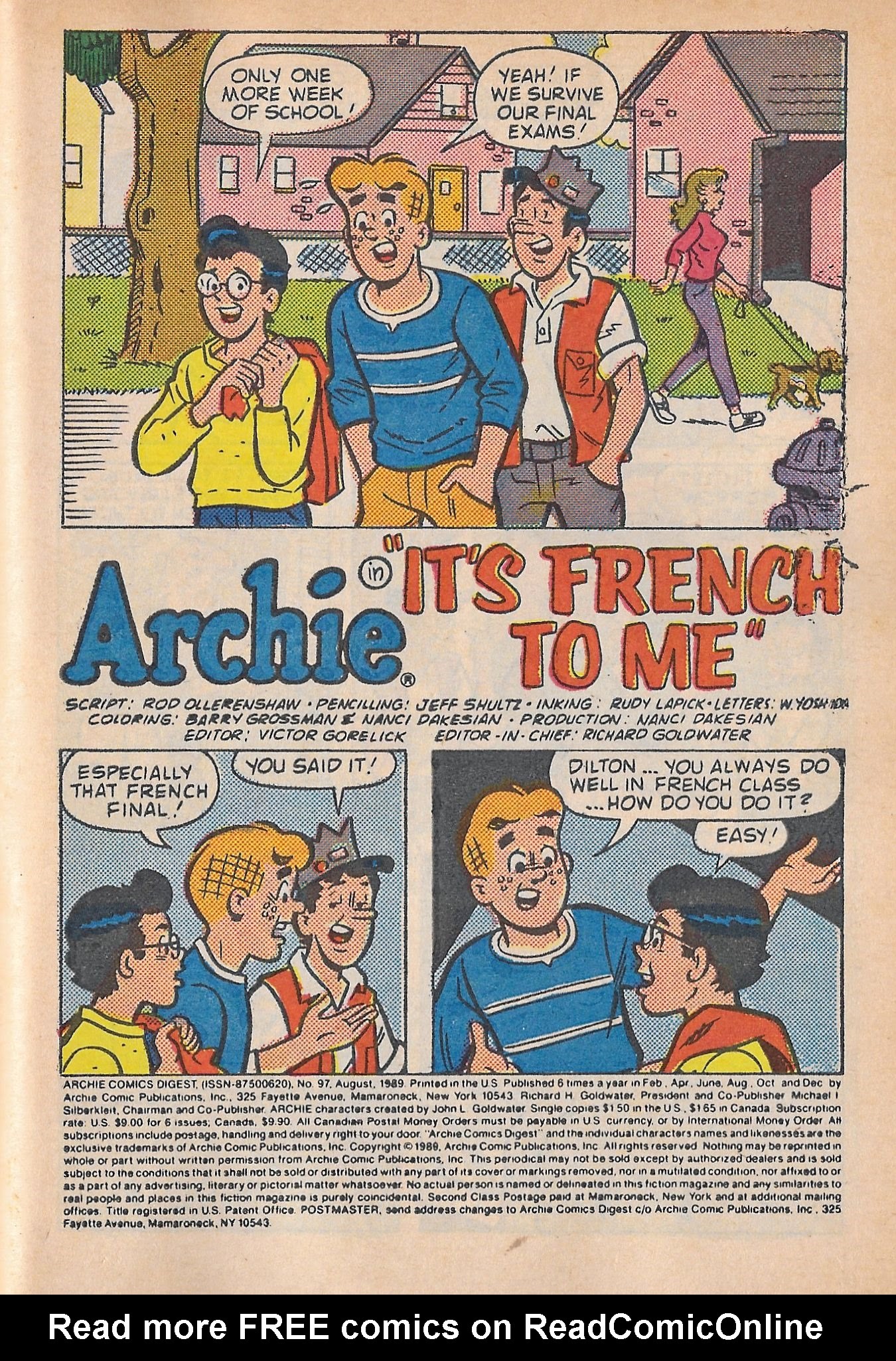 Read online Archie Digest Magazine comic -  Issue #97 - 3