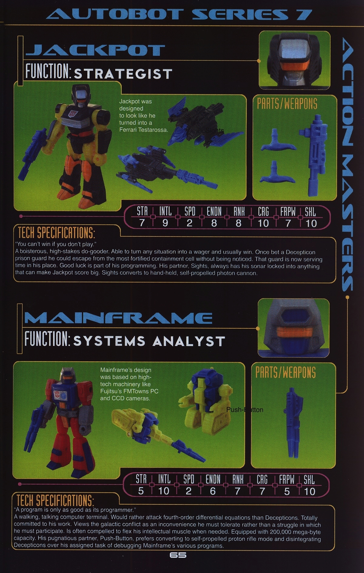 Read online Cybertronian: An Unofficial Transformers Recognition Guide comic -  Issue #5 - 64