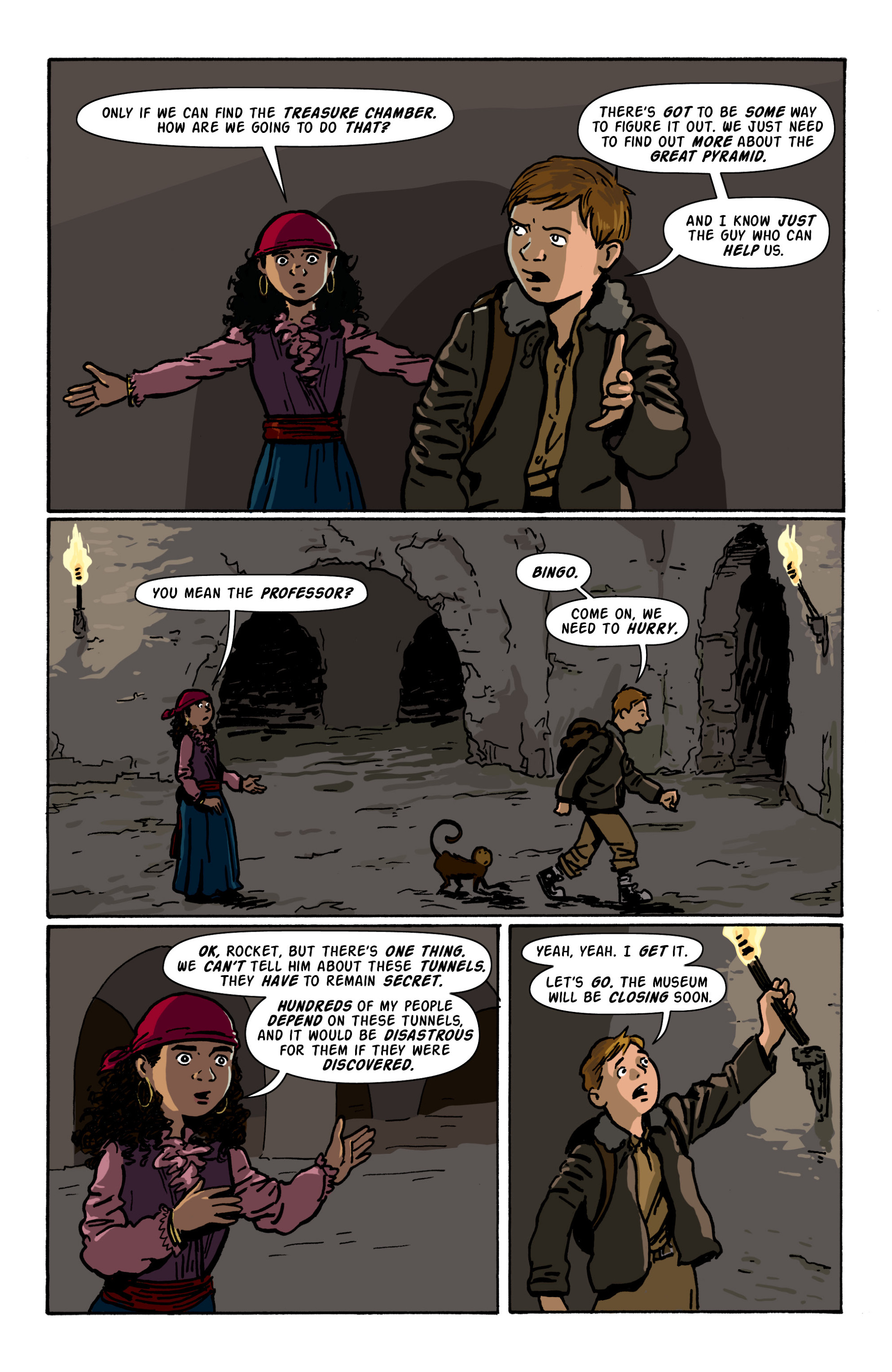 Read online Rocket Robinson and the Pharaoh's Fortune comic -  Issue # TPB (Part 2) - 73