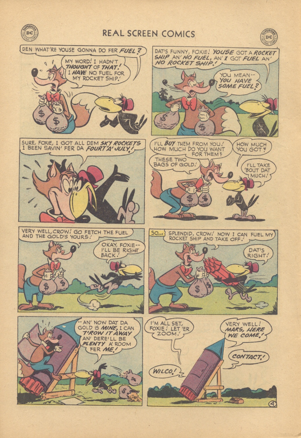 Read online Real Screen Comics comic -  Issue #104 - 6