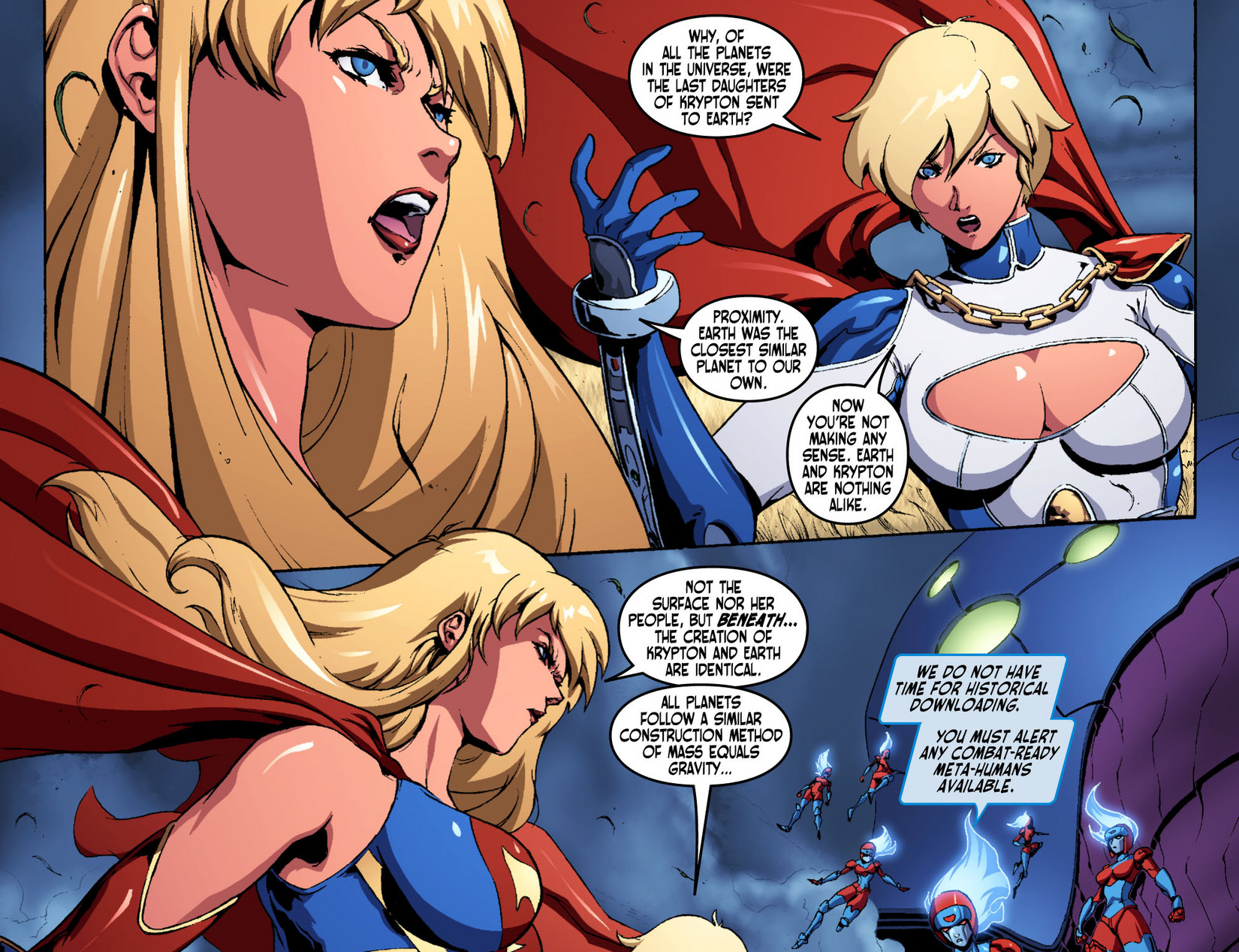 Read online Ame-Comi: Supergirl comic -  Issue #1 - 15