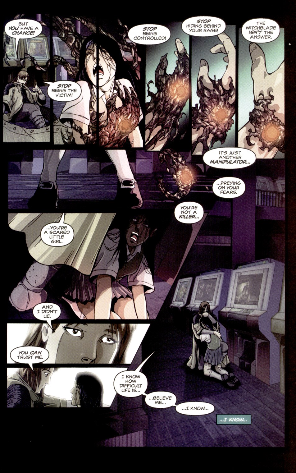 Read online Dark Minds / Witchblade comic -  Issue #1 - 35