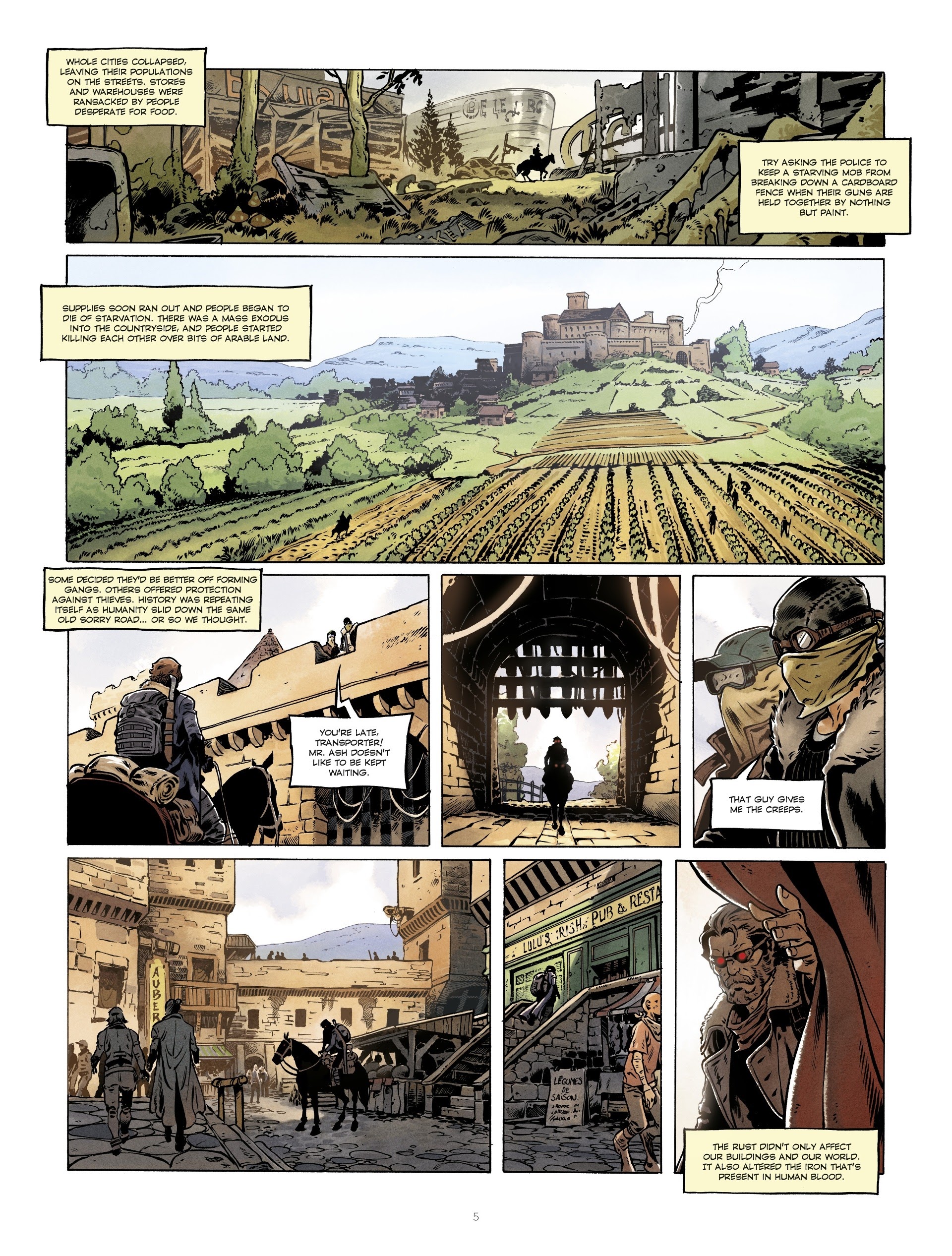 Read online The Transporter comic -  Issue #1 - 5