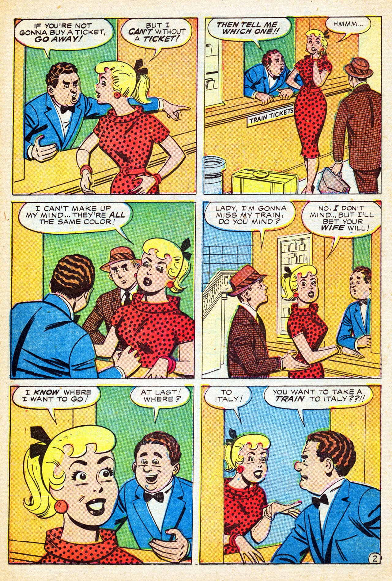 Read online Sherry the Showgirl (1957) comic -  Issue #7 - 18