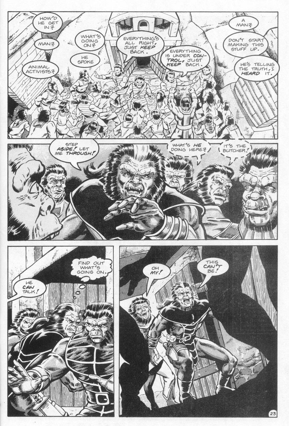 Read online Planet of the Apes: Blood of the Apes comic -  Issue #1 - 24