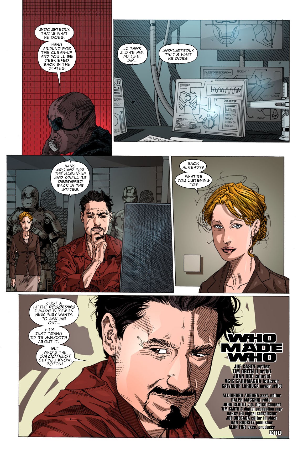 Read online Iron Man 2: Nick Fury: Director of S.H.I.E.L.D. comic -  Issue # Full - 9