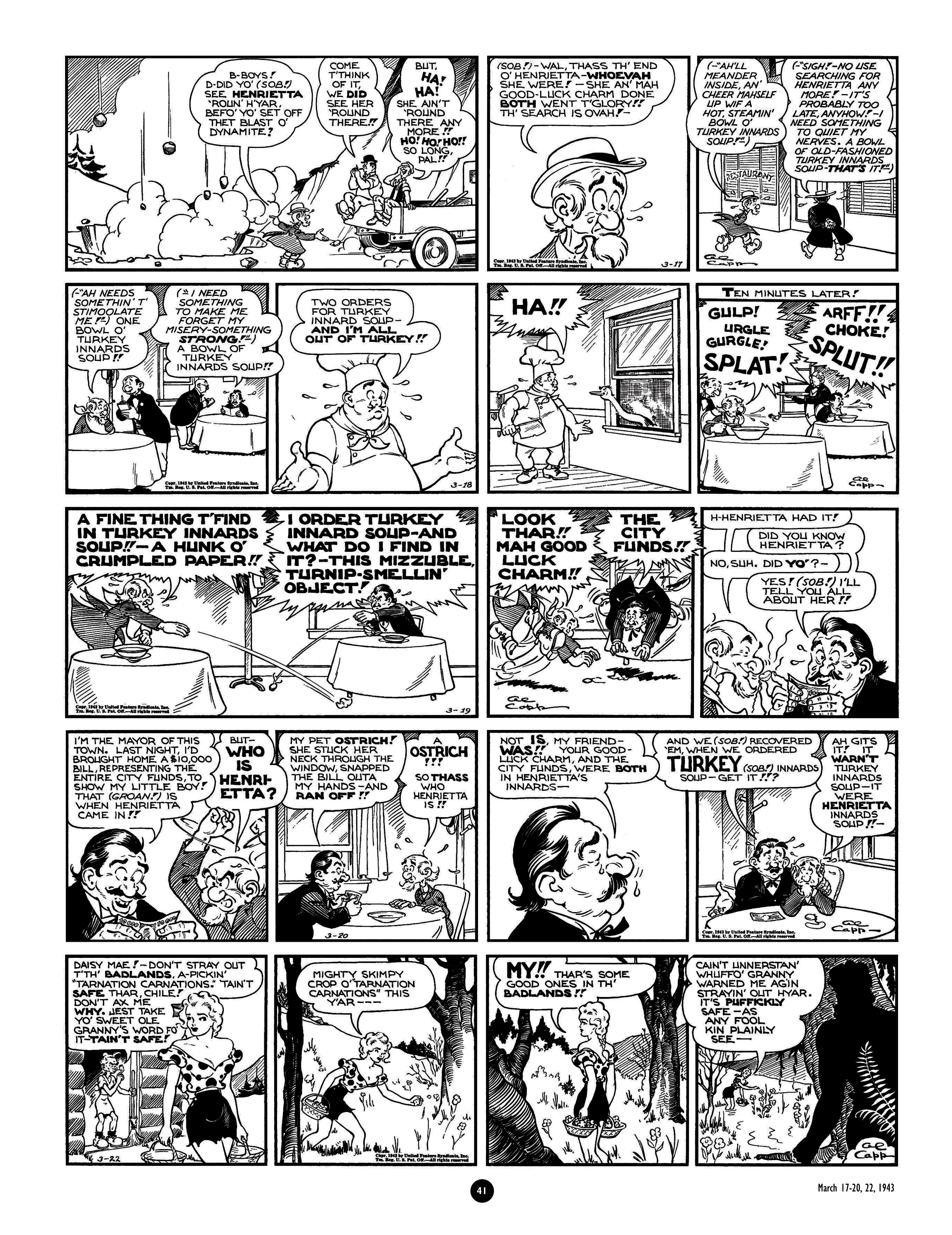 Read online Al Capp's Li'l Abner Complete Daily & Color Sunday Comics comic -  Issue # TPB 5 (Part 1) - 42
