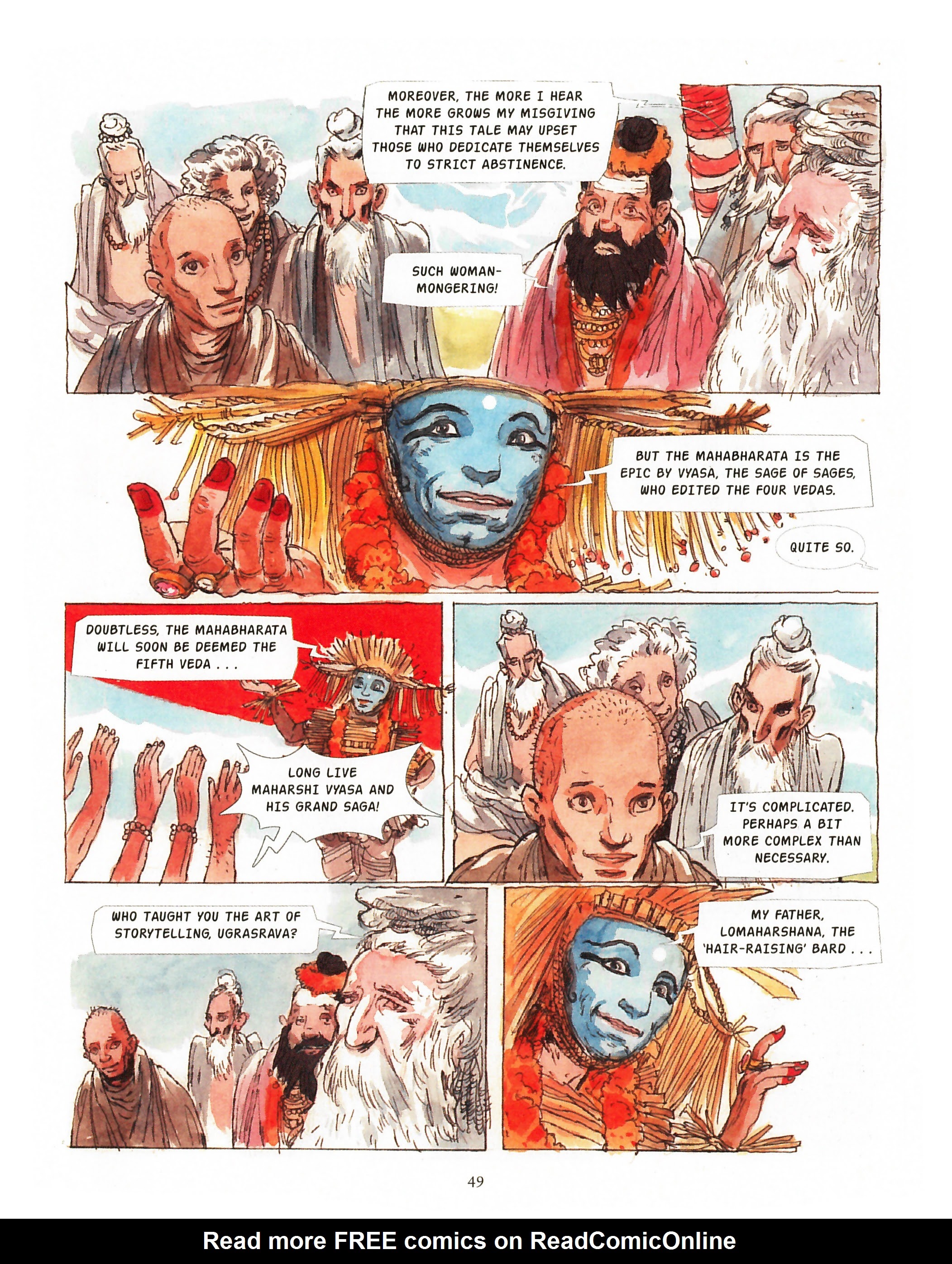 Read online Vyasa: The Beginning comic -  Issue # TPB (Part 1) - 56