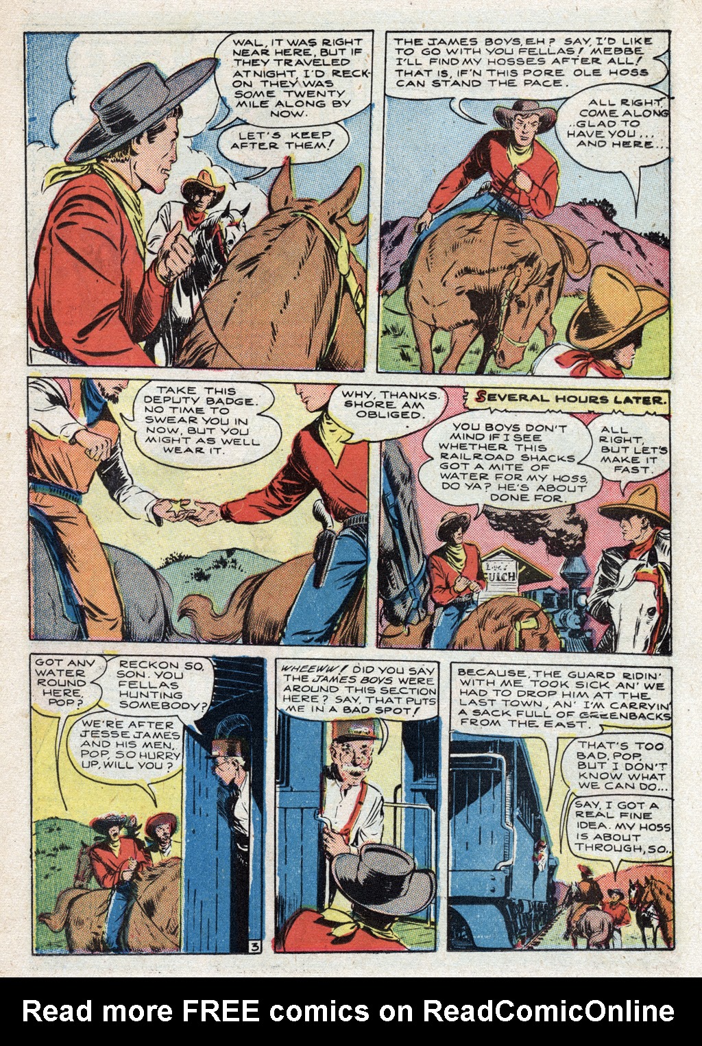 Read online Cowboy Western Comics (1948) comic -  Issue #20 - 6