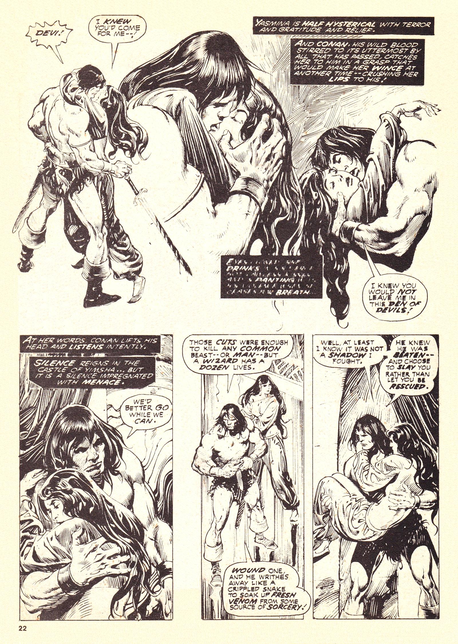 Read online The Savage Sword of Conan (1975) comic -  Issue #8 - 22