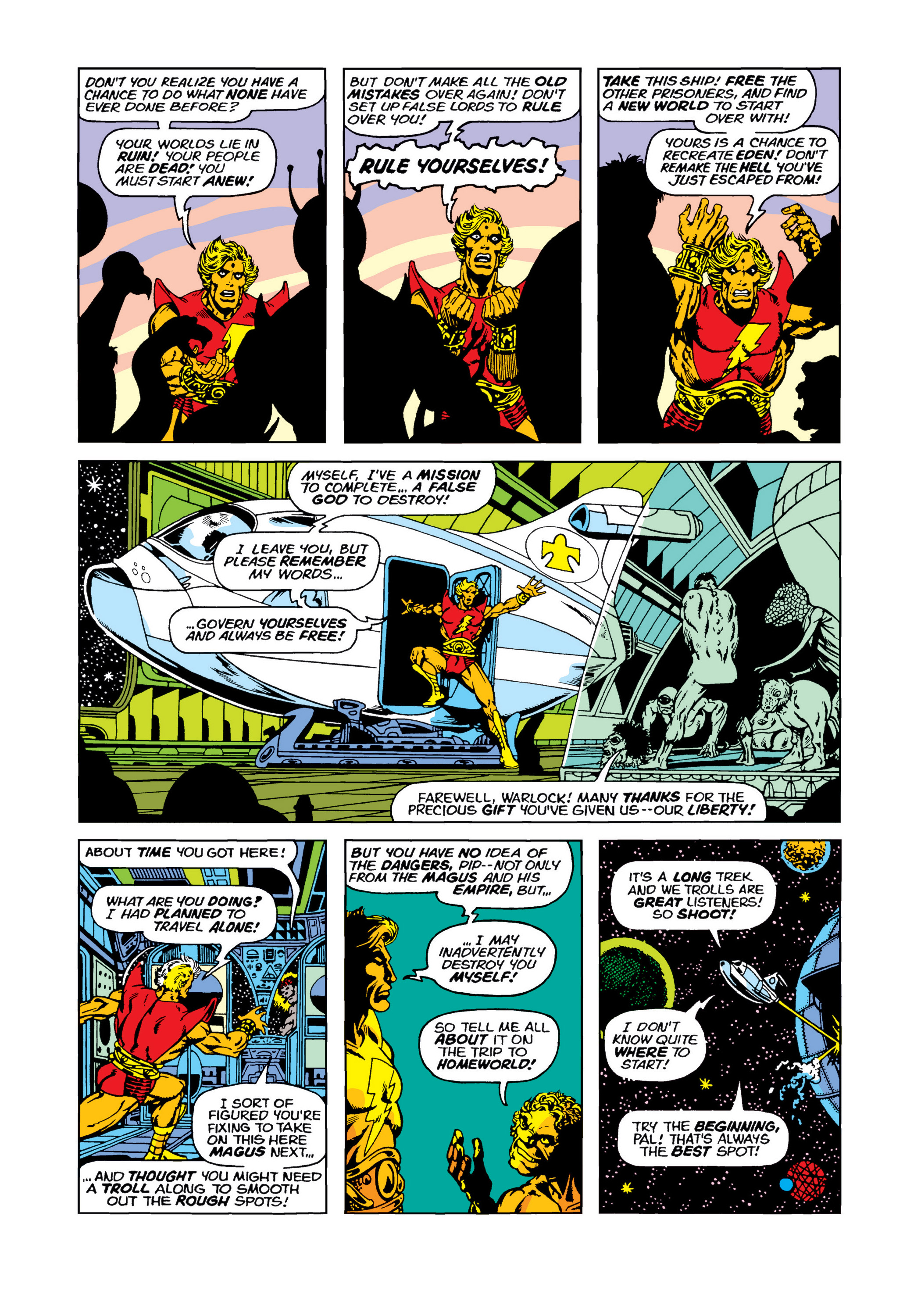 Read online Marvel Masterworks: Warlock comic -  Issue # TPB 2 (Part 1) - 45