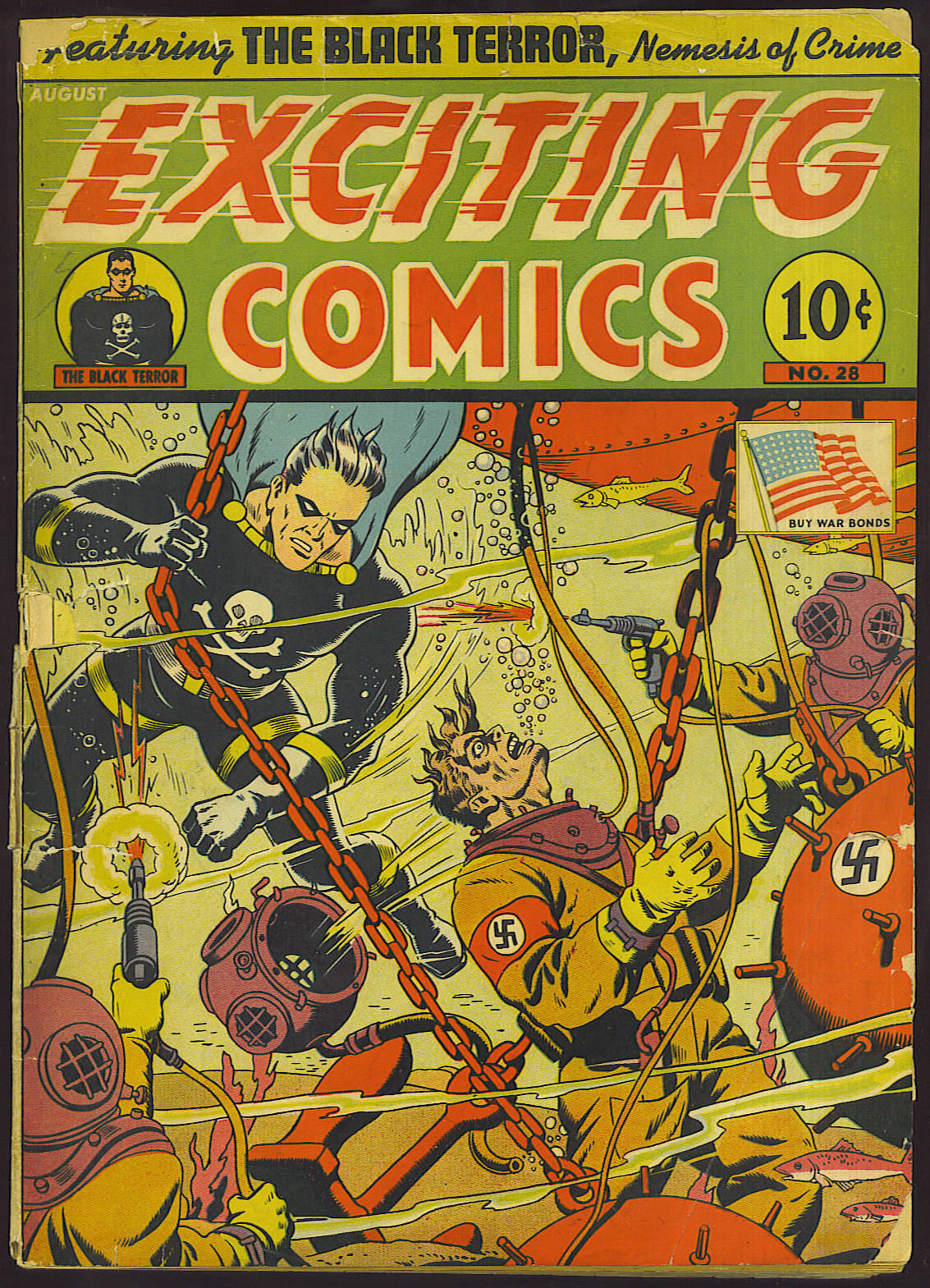 Read online Exciting Comics comic -  Issue #28 - 1