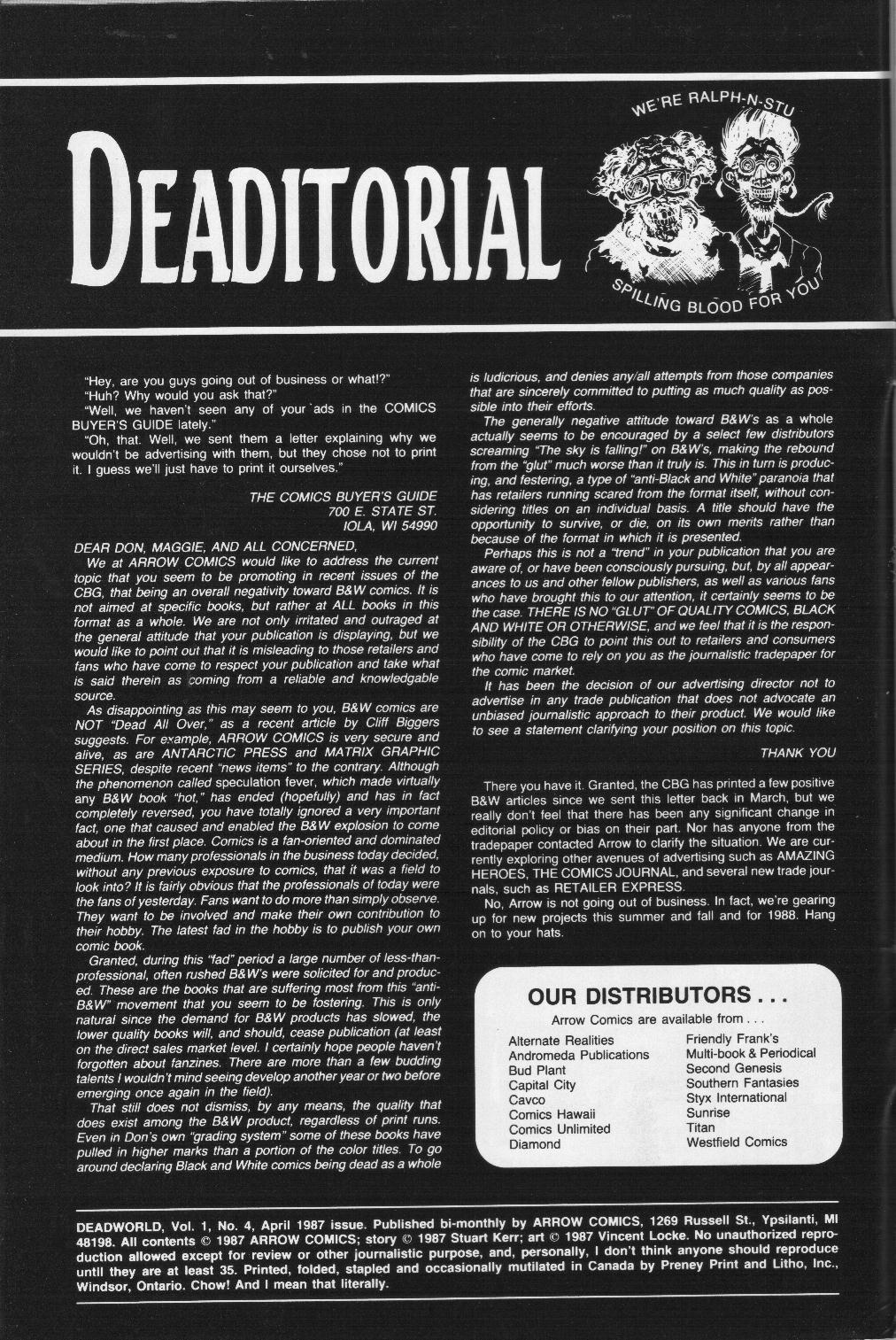 Read online Deadworld (1986) comic -  Issue #4 - 2