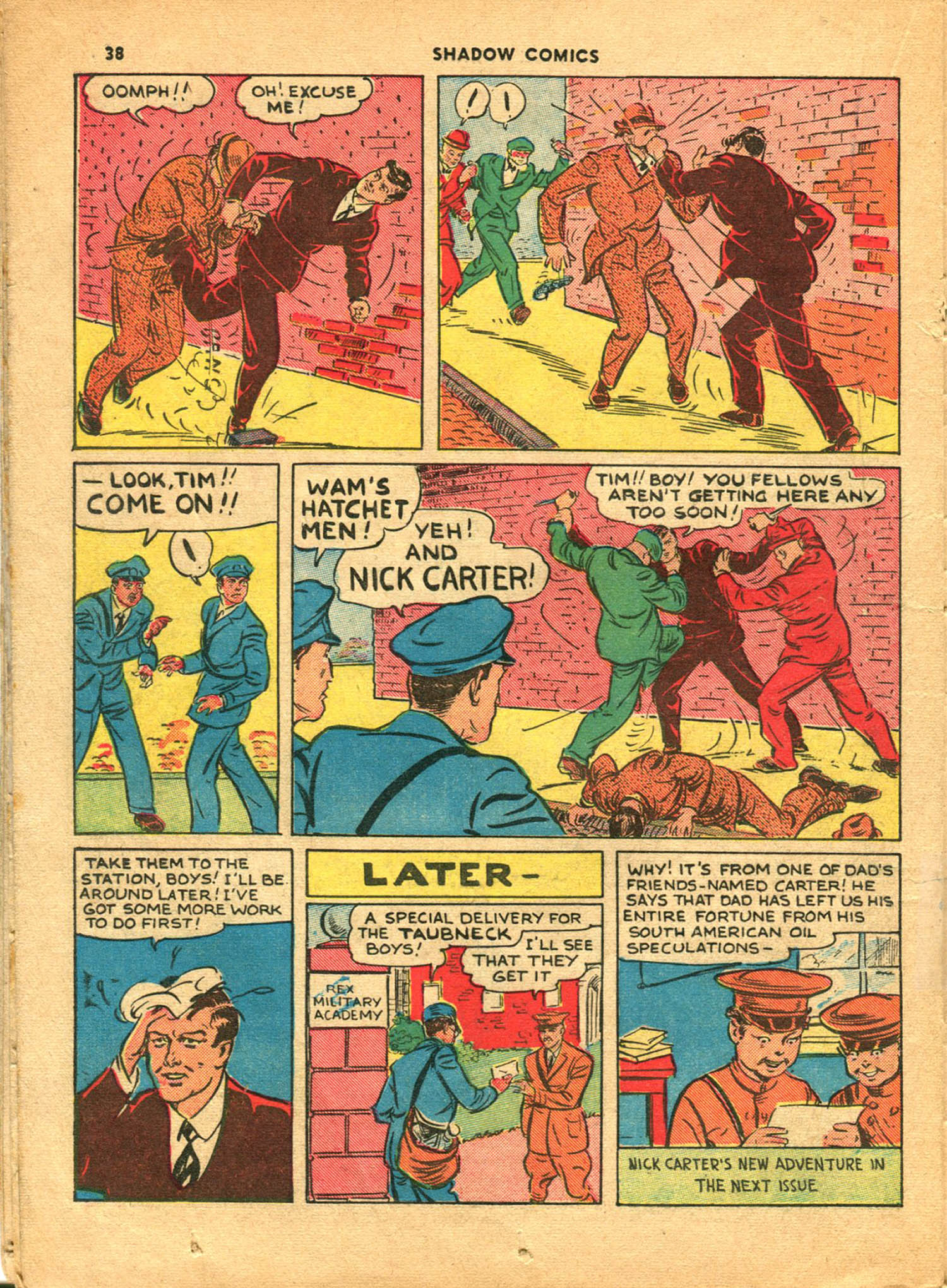 Read online Shadow Comics comic -  Issue #1 - 31