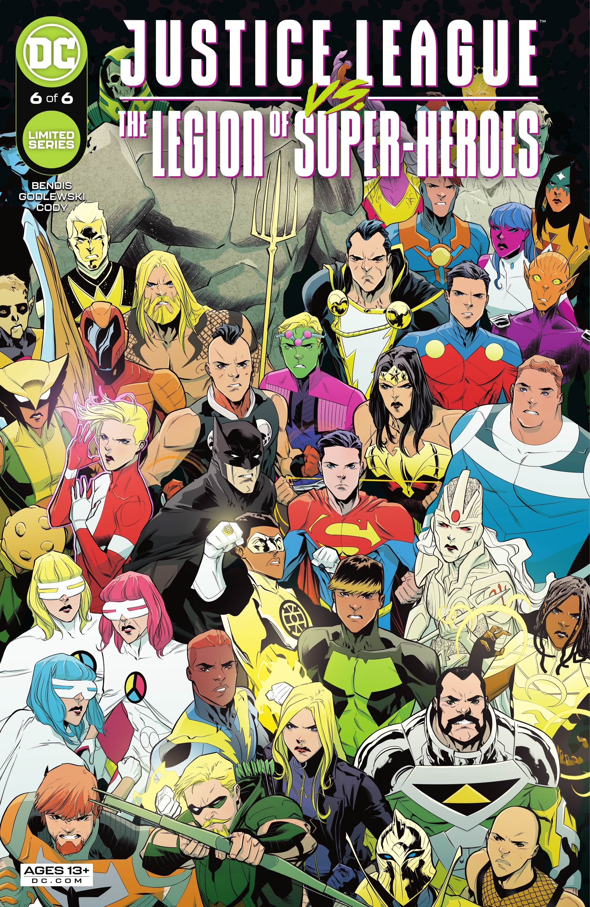 Read online Justice League vs. The Legion of Super-Heroes comic -  Issue #6 - 1