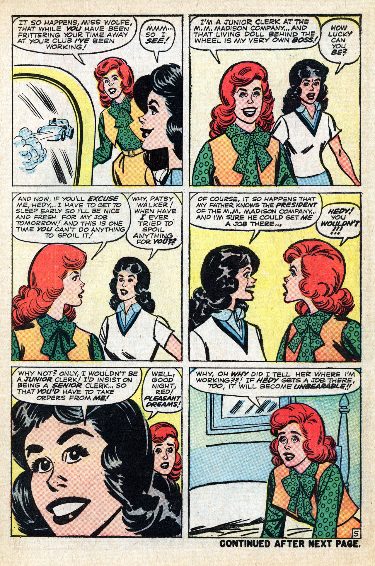 Read online Patsy Walker comic -  Issue #110 - 7
